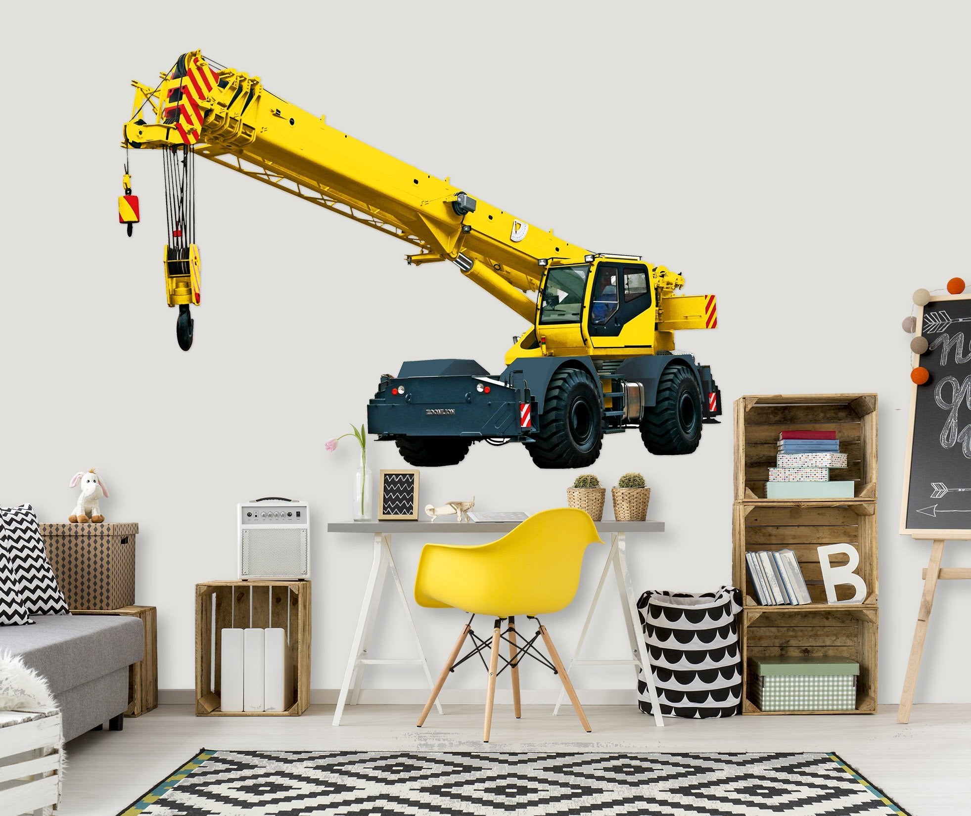 3D Crane 0107 Vehicles Wallpaper AJ Wallpaper 