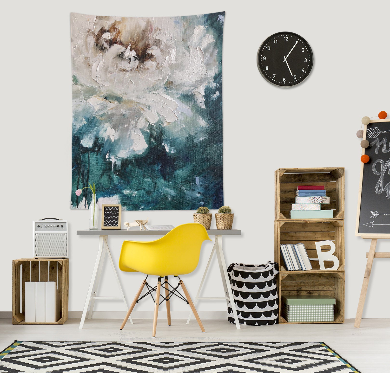 3D Abstract Pigment 3696 Skromova Marina Tapestry Hanging Cloth Hang