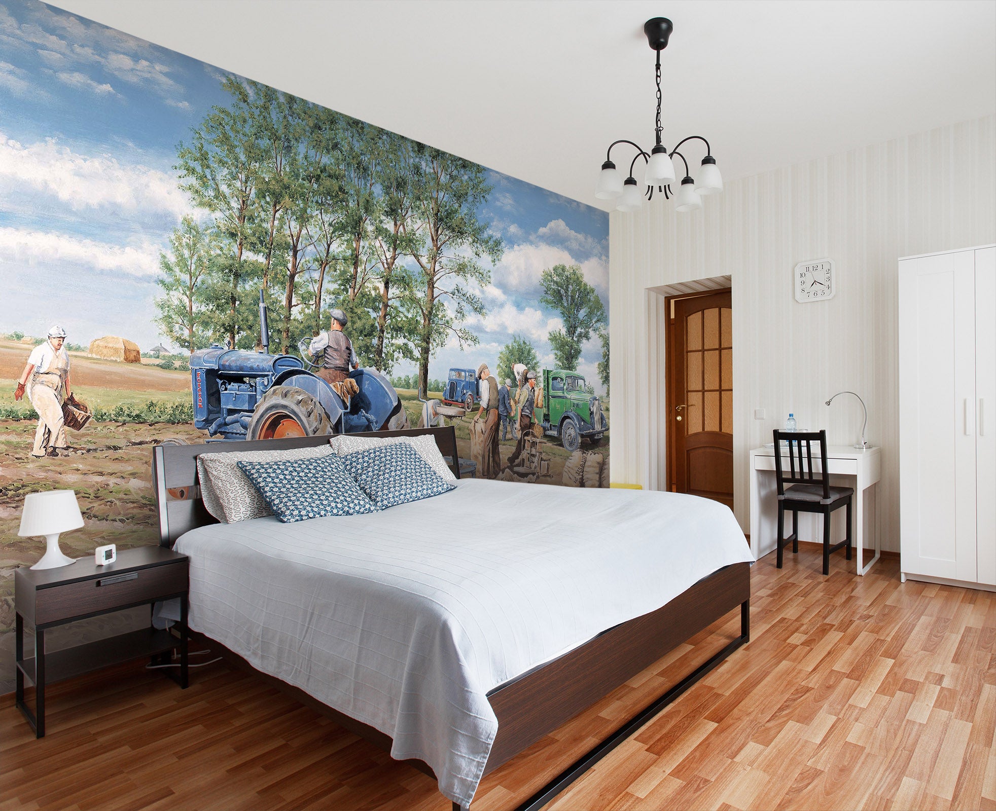3D Lifting The Crop 1035 Trevor Mitchell Wall Mural Wall Murals
