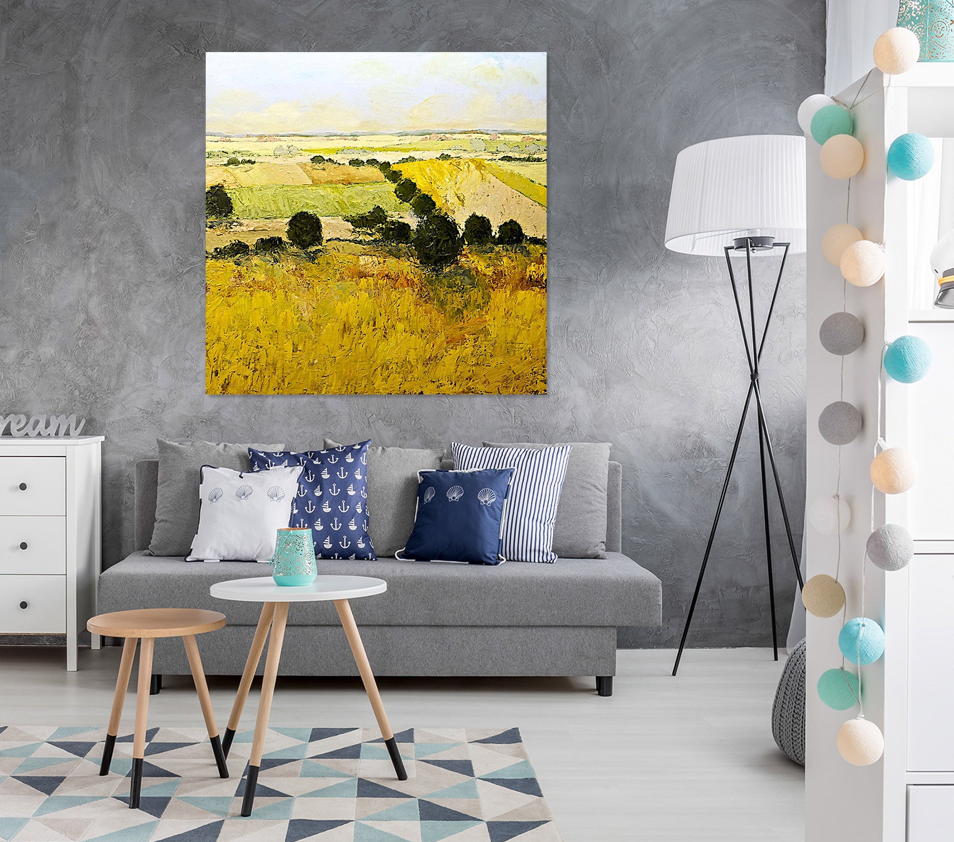 3D Weed Field 118 Allan P. Friedlander Wall Sticker