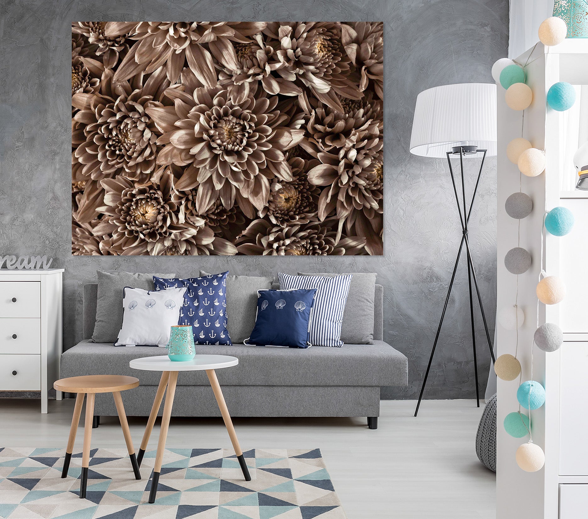 3D Dead Flower 019 Assaf Frank Wall Sticker