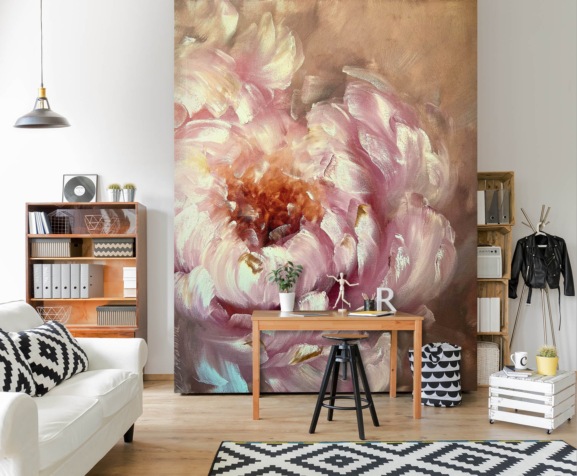 3D Painted Flowers 2644 Skromova Marina Wall Mural Wall Murals