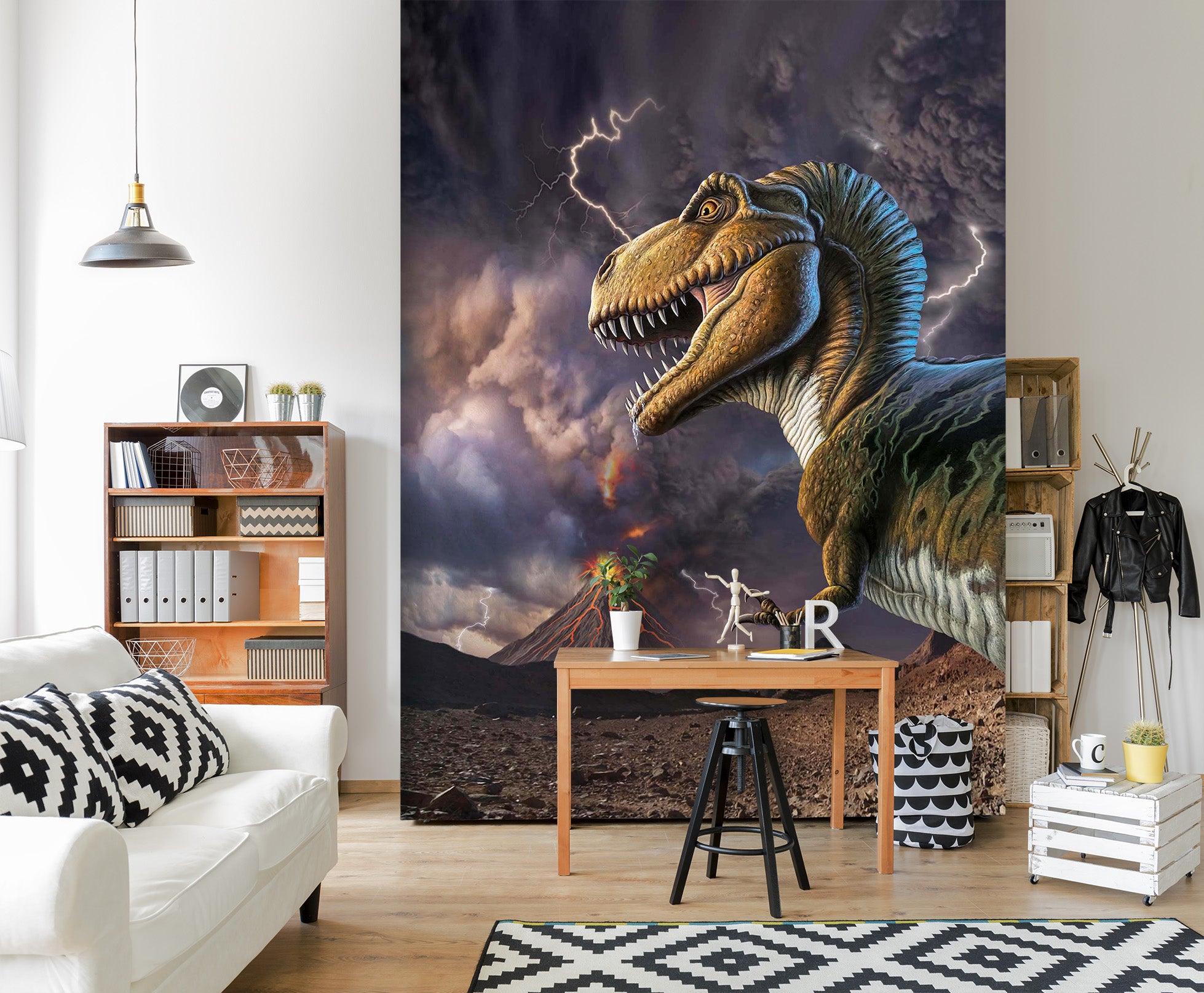 3D Volcano Rex 1419 Jerry LoFaro Wall Mural Wall Murals