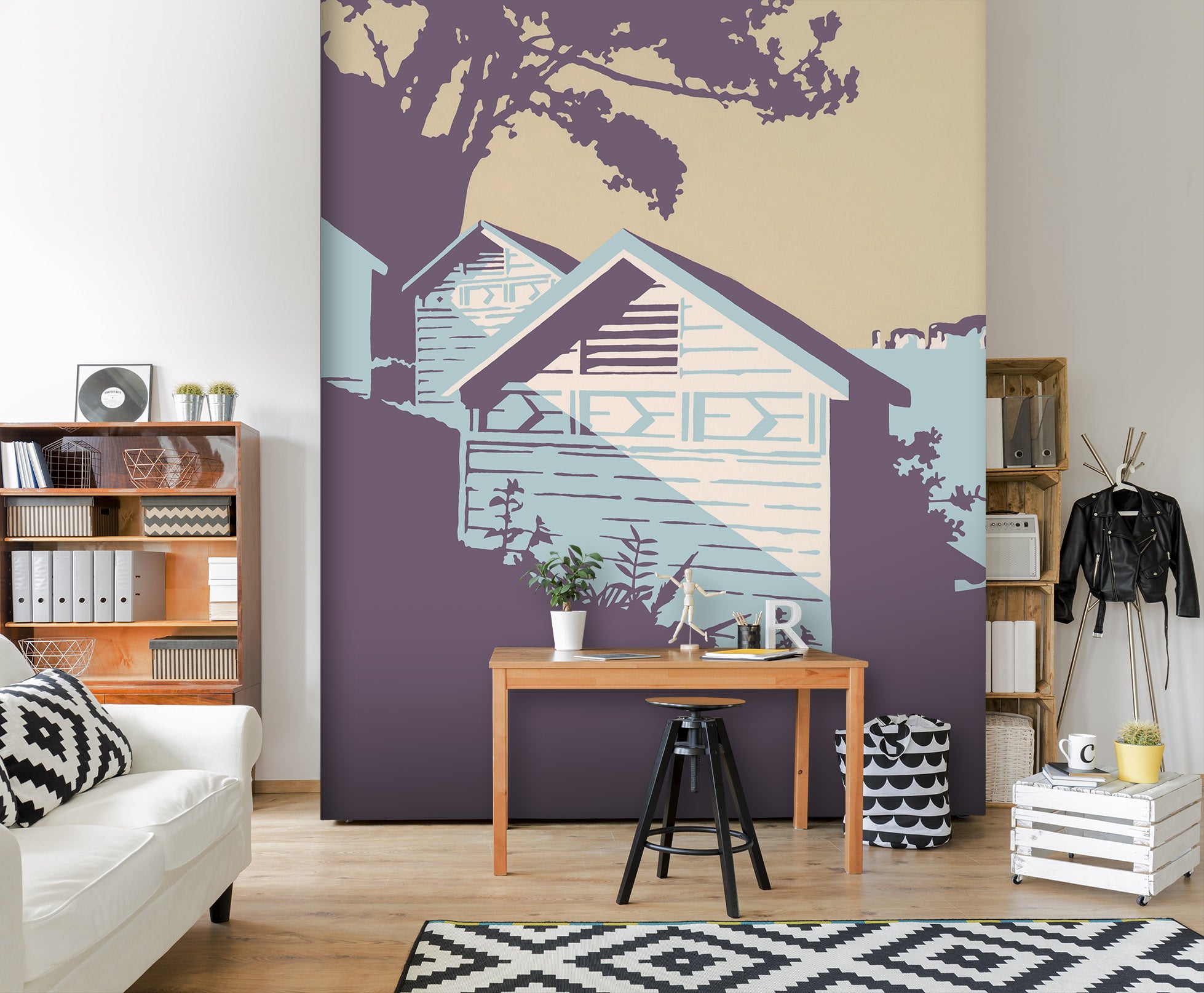 3D Canford Cliffs Old Harry Rocks 1008 Steve Read Wall Mural Wall Murals