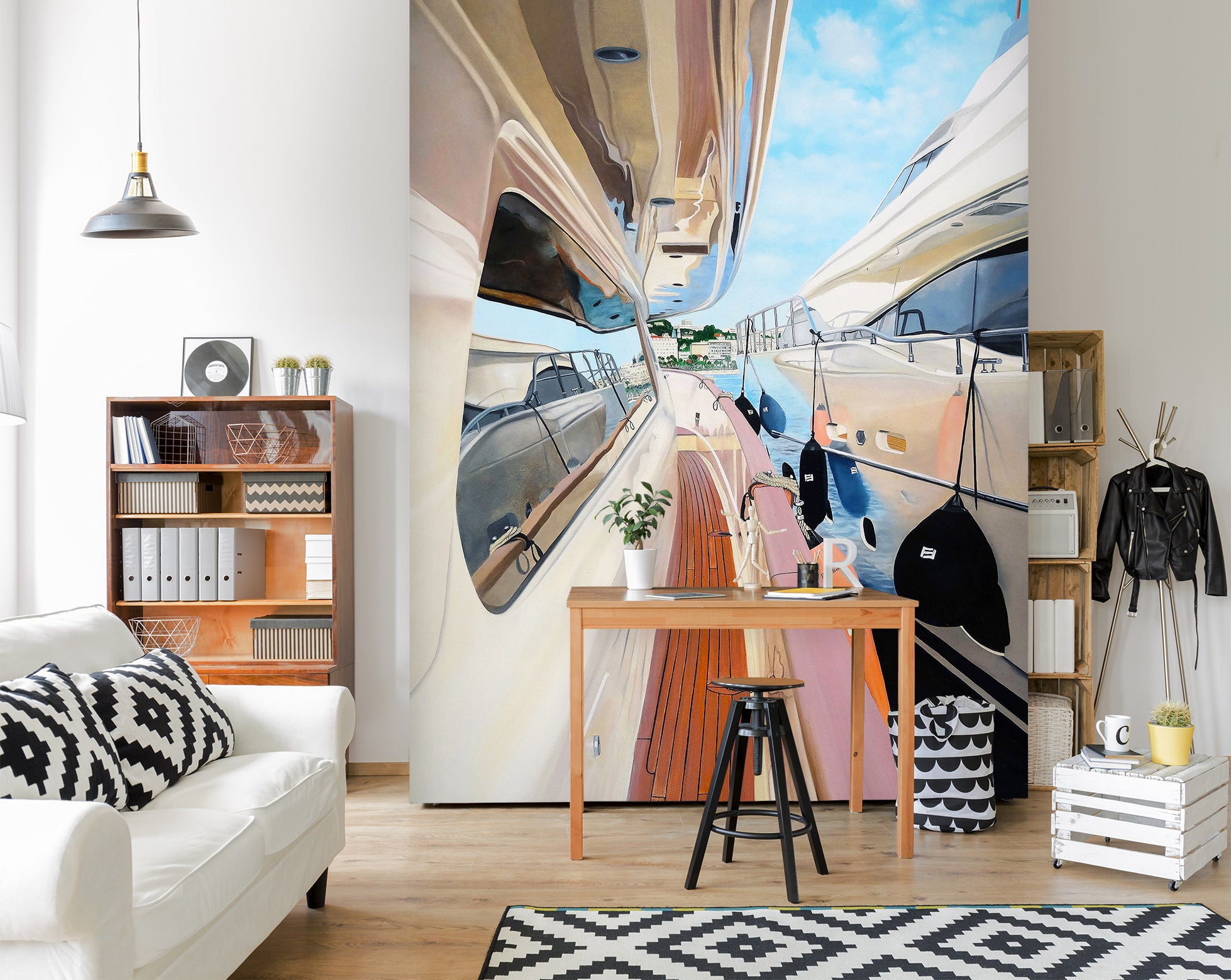 3D Ship Window 11117 Matthew Holden Bates Wall Mural Wall Murals