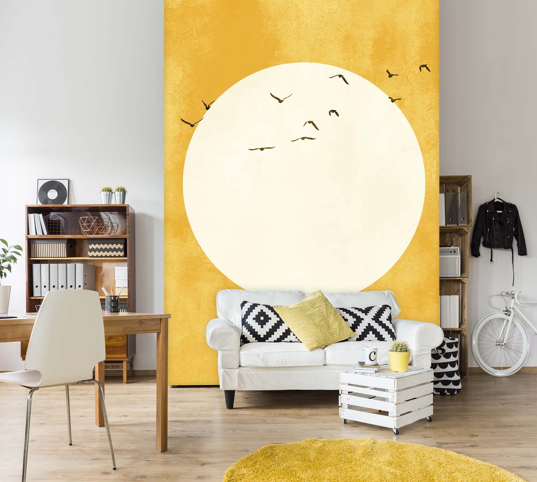 3D Flying Bird 1424 Boris Draschoff Wall Mural Wall Murals