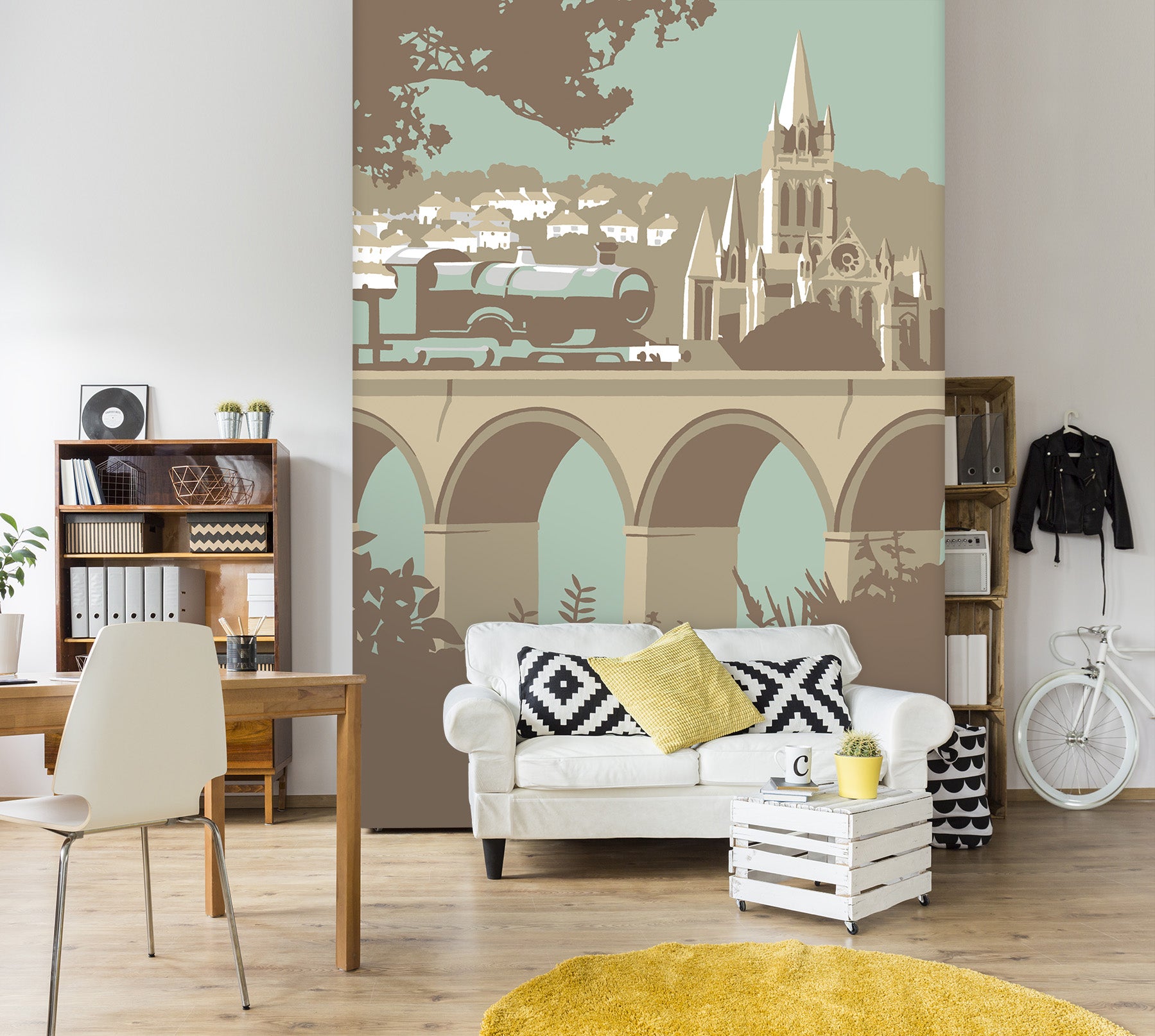 3D Truro 1074 Steve Read Wall Mural Wall Murals