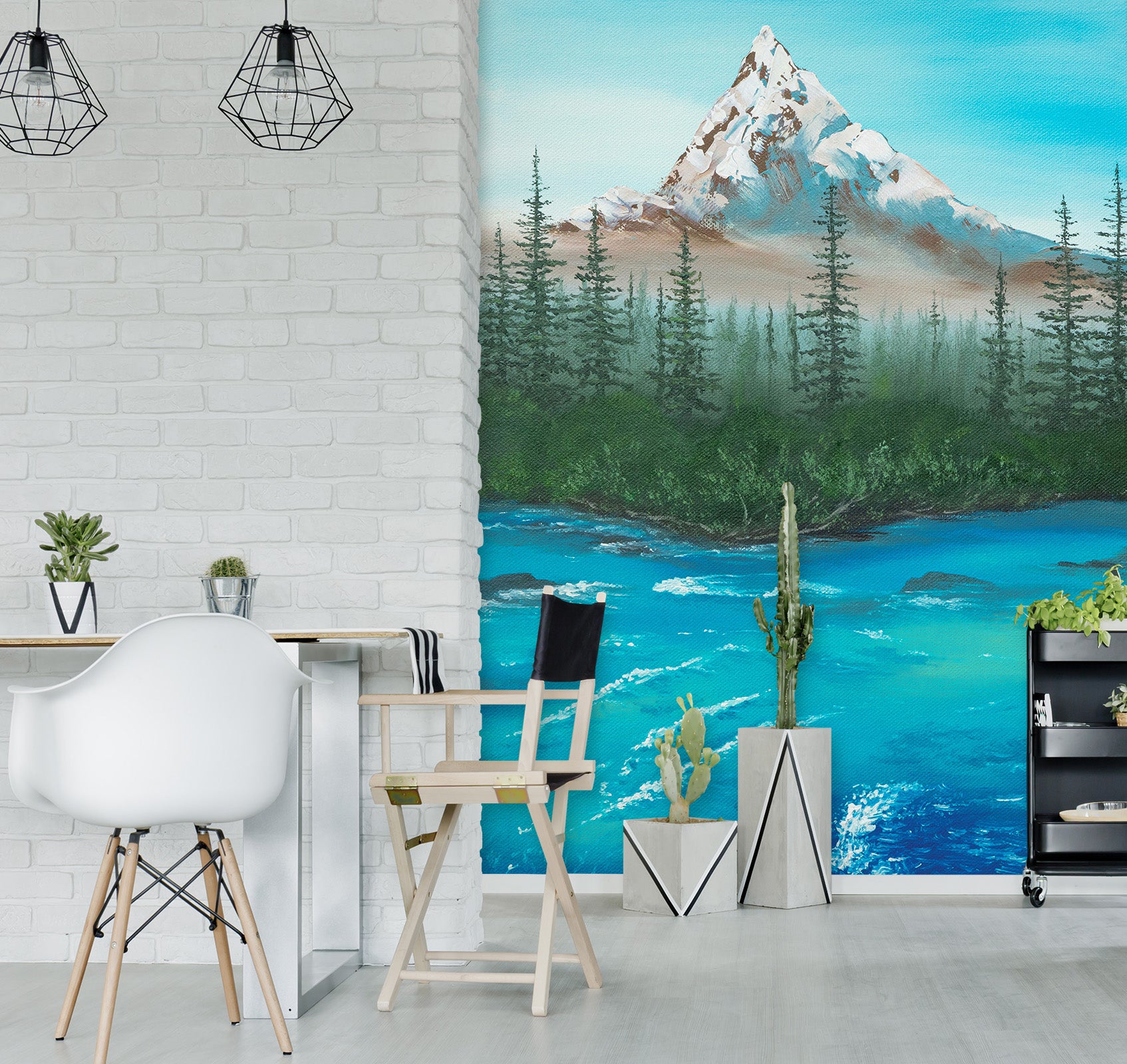 3D Iceberg River 1875 Marina Zotova Wall Mural Wall Murals