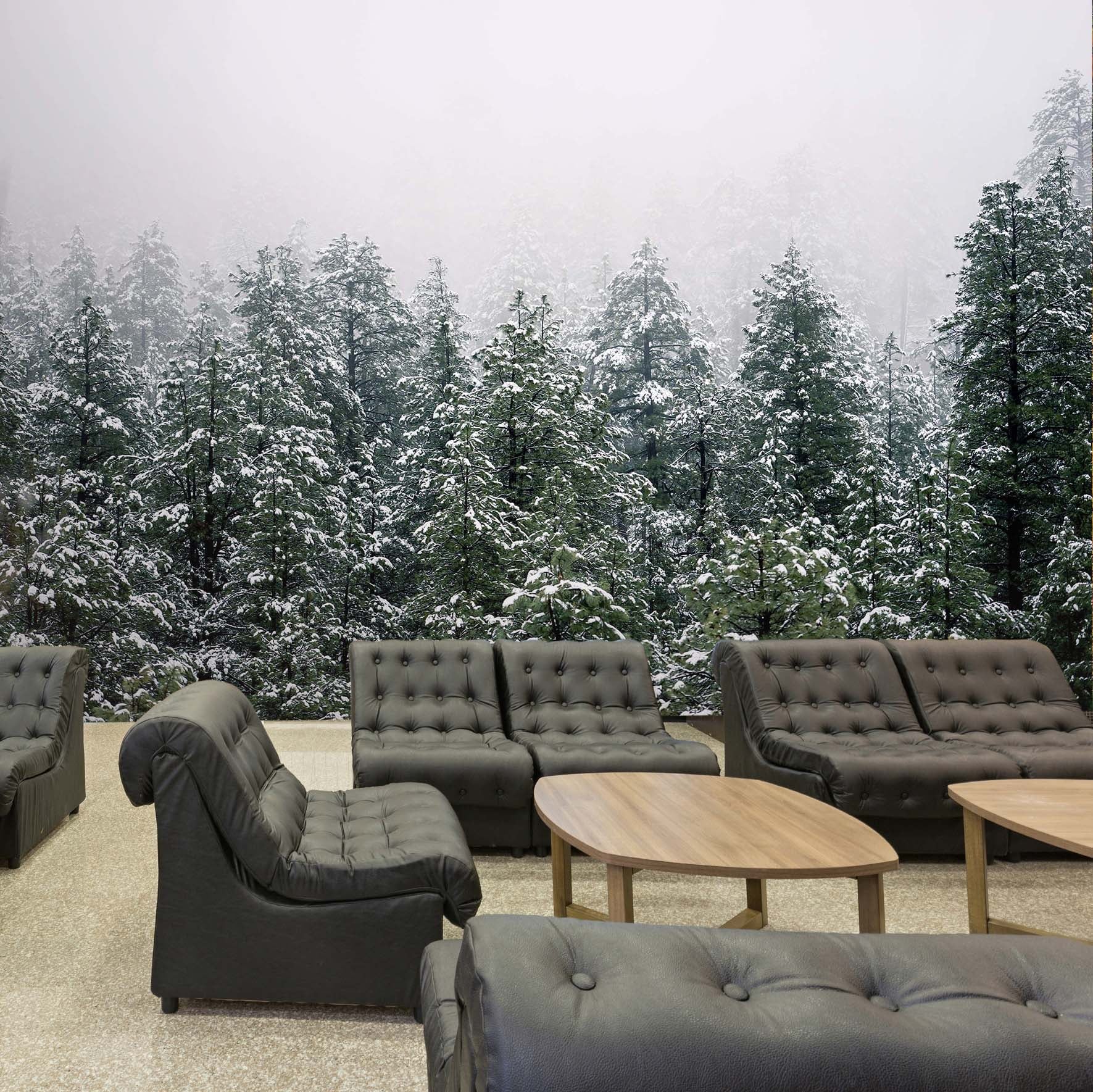 3D Snow Cypress 44 Wall Murals Wallpaper AJ Wallpaper 2 