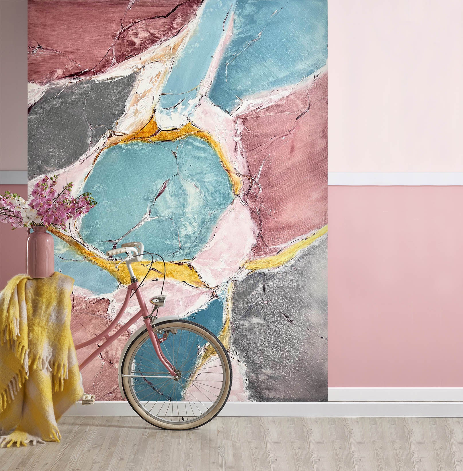 3D Colored Stone Texture 3124 Skromova Marina Wall Mural Wall Murals