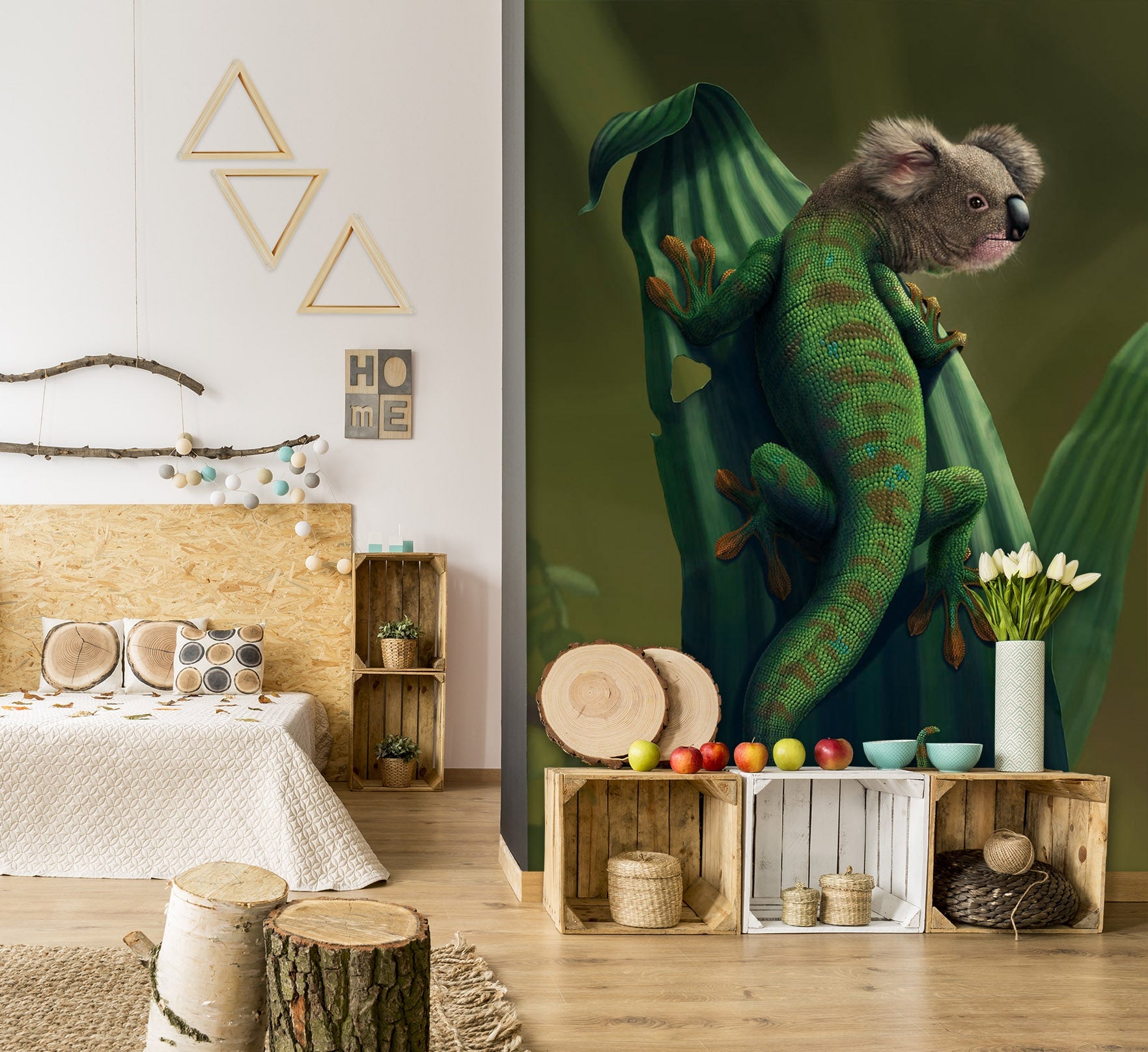 3D Gekoala 1514 Wall Murals Exclusive Designer Vincent Wallpaper AJ Wallpaper 