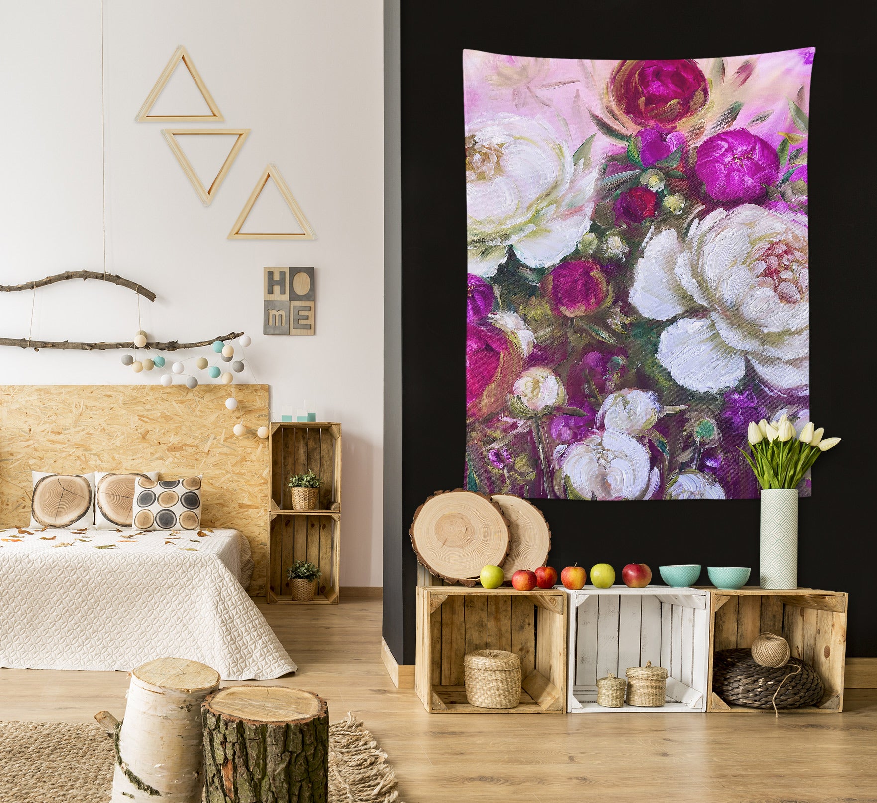 3D Art Flower 3400 Skromova Marina Tapestry Hanging Cloth Hang