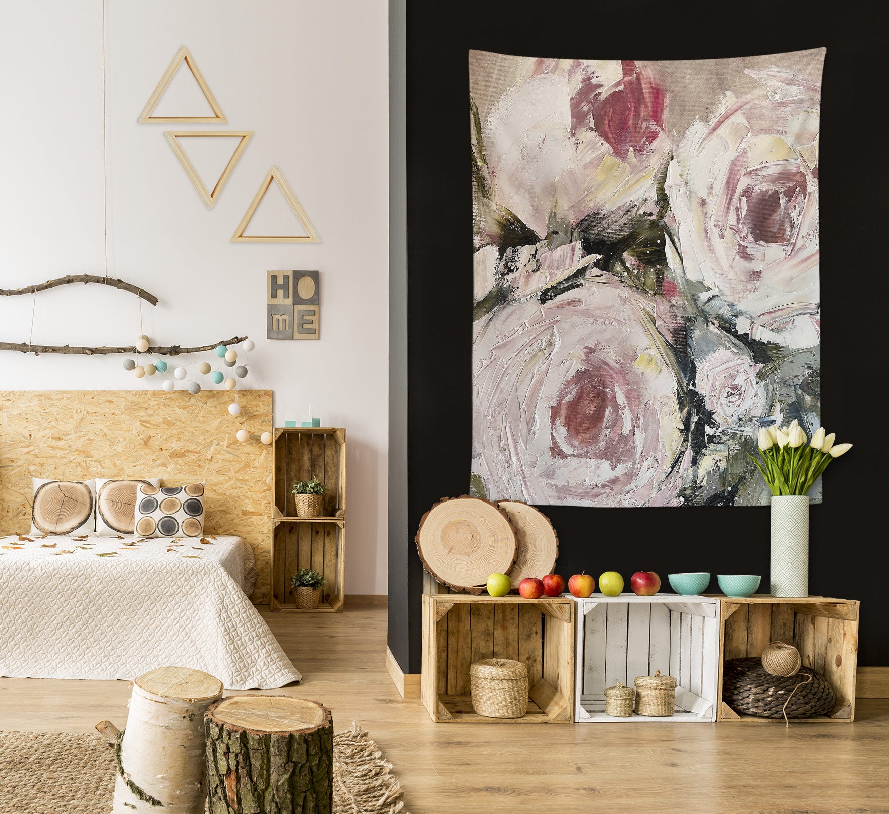 3D Art Flower 3443 Skromova Marina Tapestry Hanging Cloth Hang