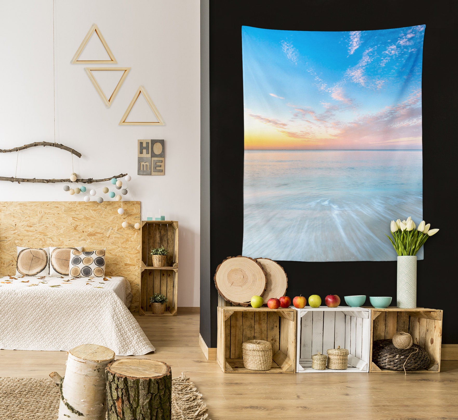 3D Sky Sea 116177 Assaf Frank Tapestry Hanging Cloth Hang