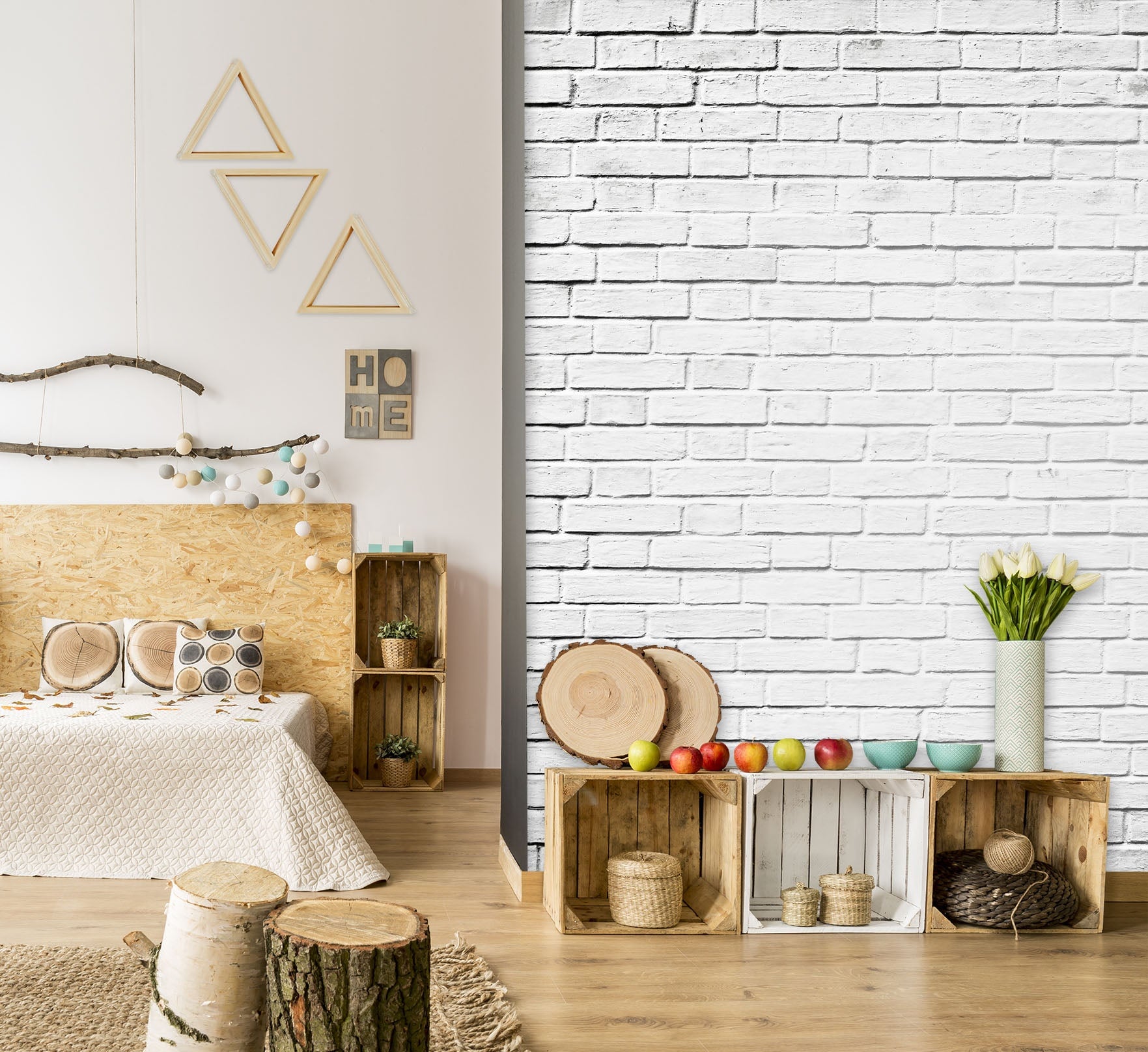 3D White Brick Wall 116 Wall Murals Wallpaper AJ Wallpaper 2 