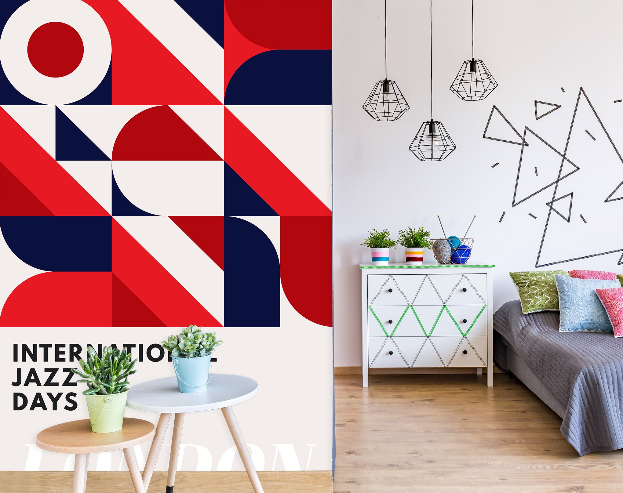 3D Color Modern 1461 Boris Draschoff Wall Mural Wall Murals