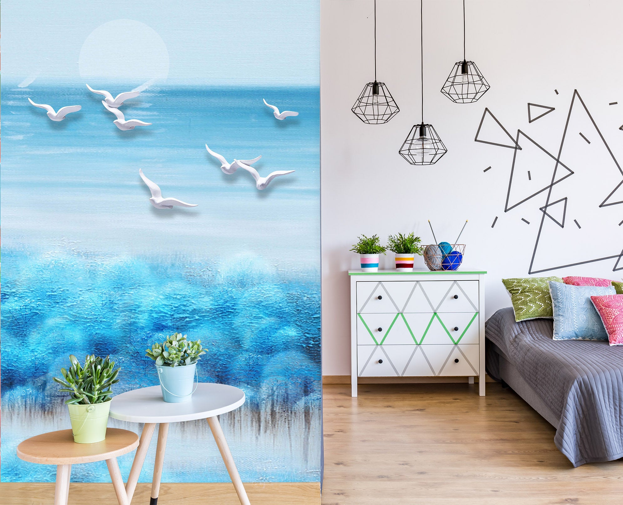 3D Painted Forest 1823 Wall Murals