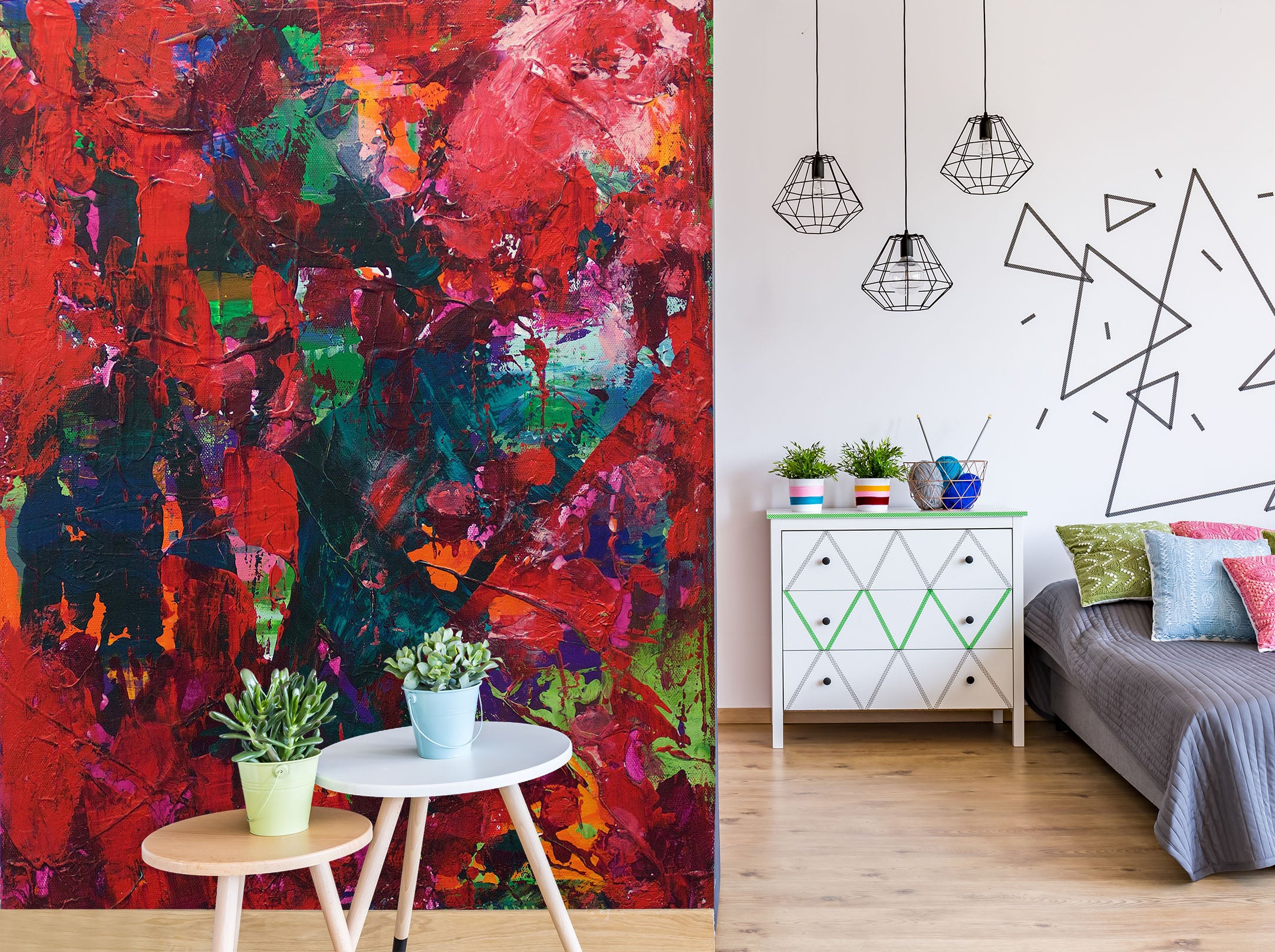 3D Red Maple 274 Allan P. Friedlander Wall Mural Wall Murals