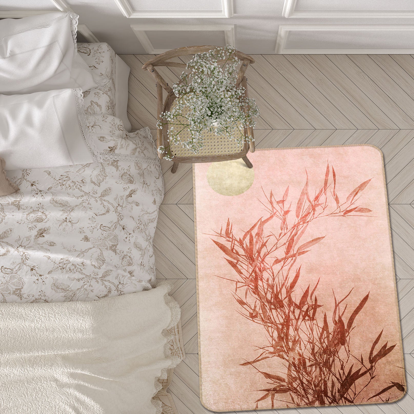 3D Sentimental Touch 1010 Boris Draschoff Rug Non Slip Rug Mat