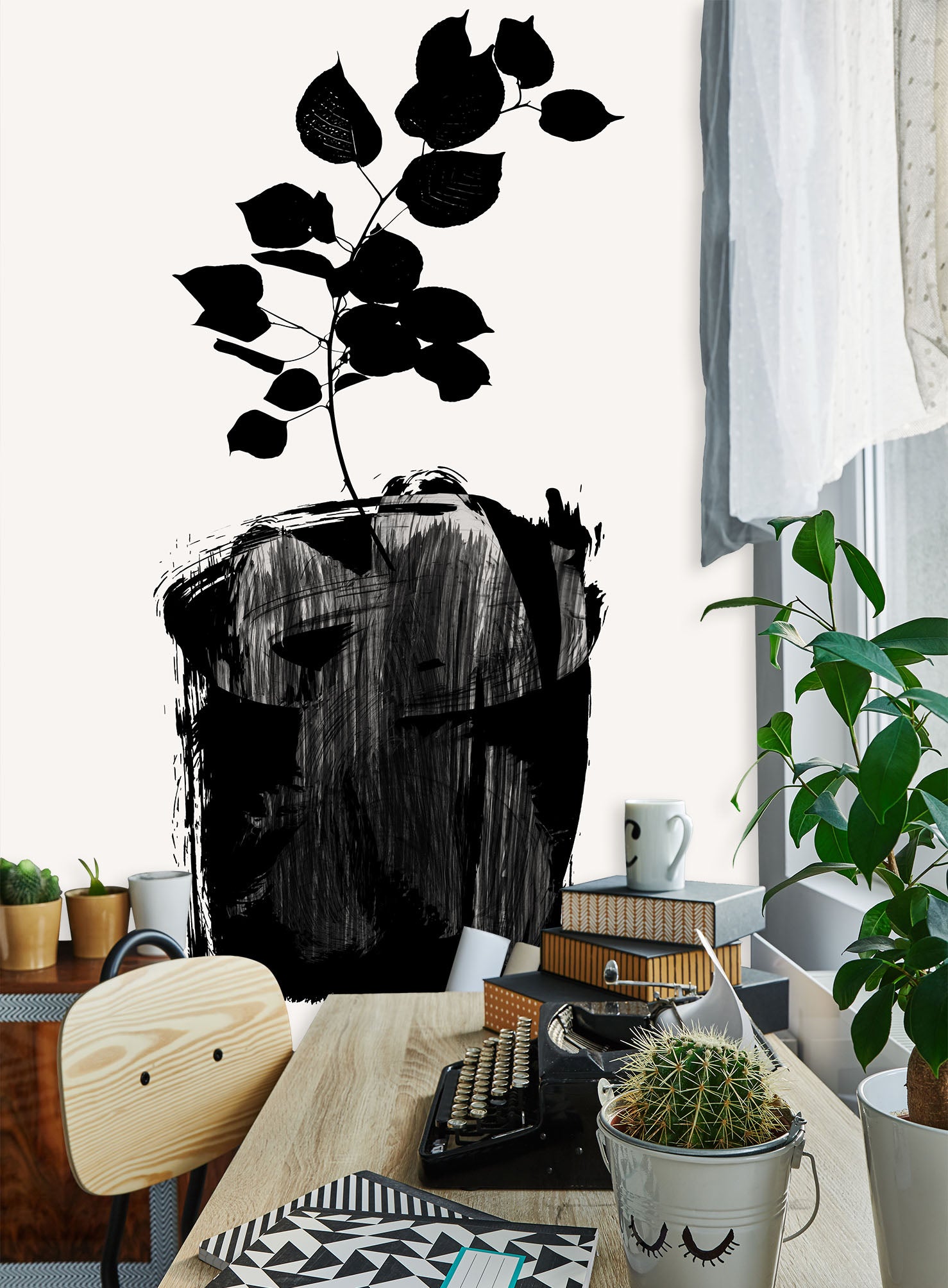 3D Little Sapling 1506 Boris Draschoff Wall Mural Wall Murals