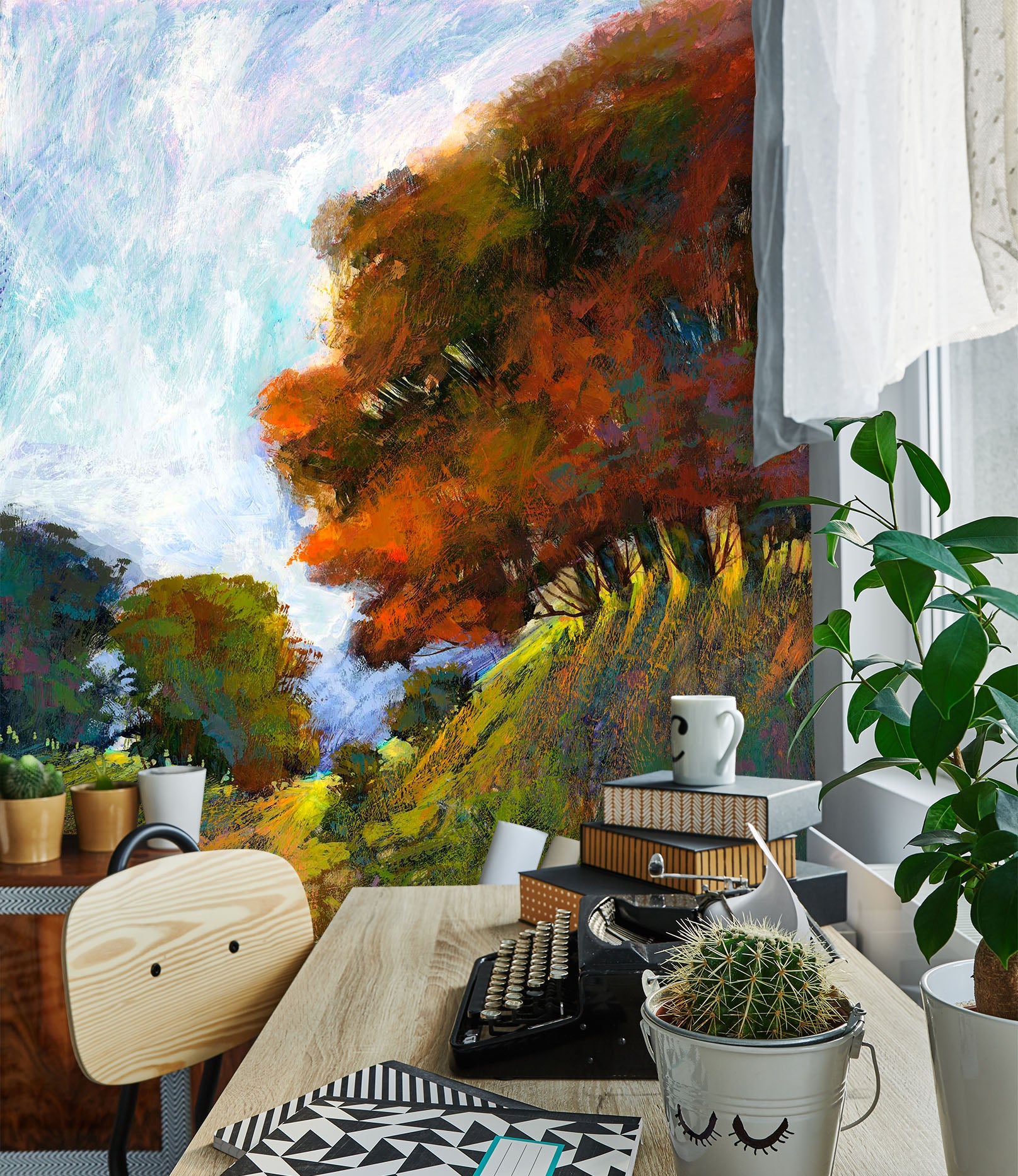 3D Maple Forest 1551 Michael Tienhaara Wall Mural Wall Murals