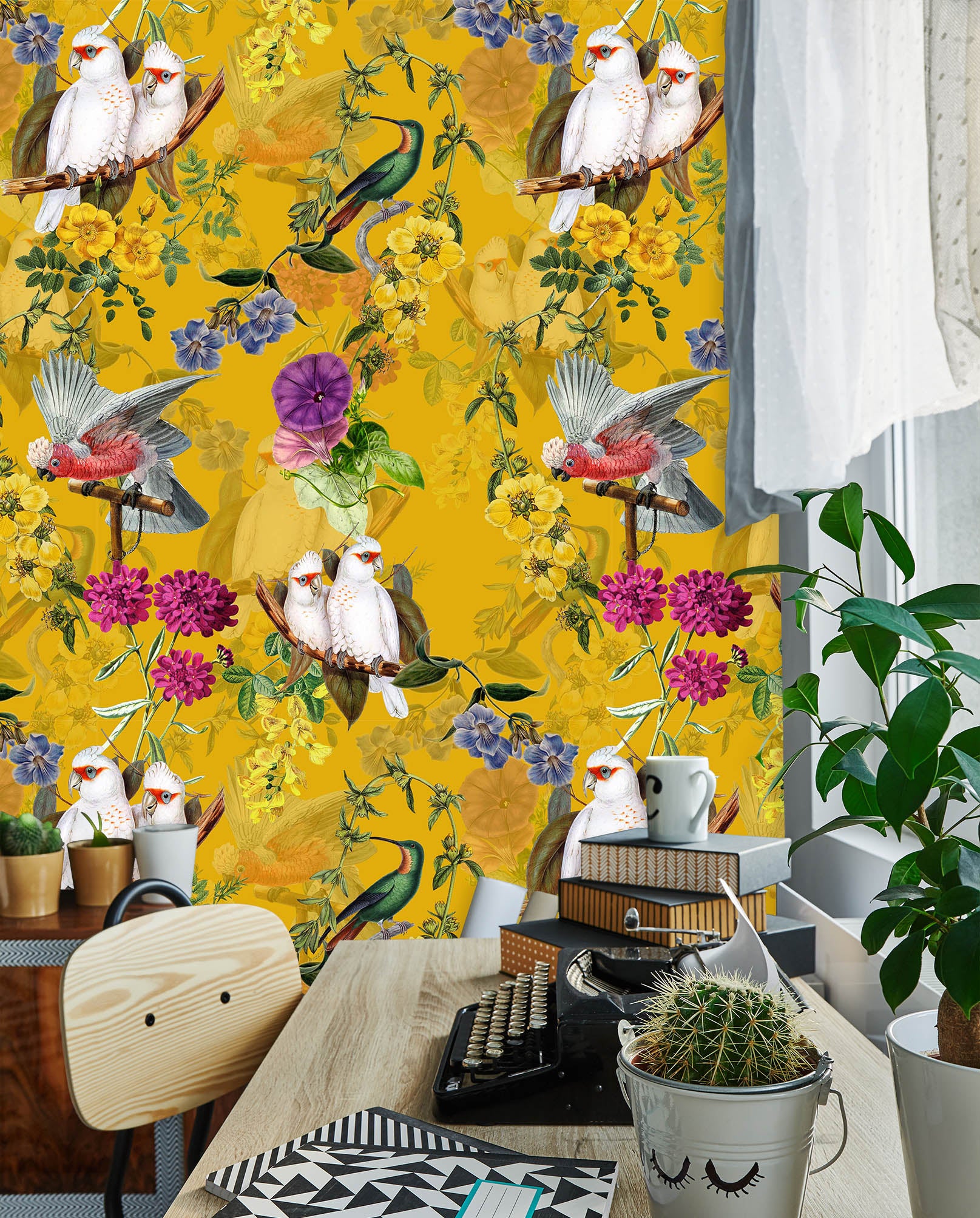 3D Flowers Birds 184 Uta Naumann Wall Mural Wall Murals