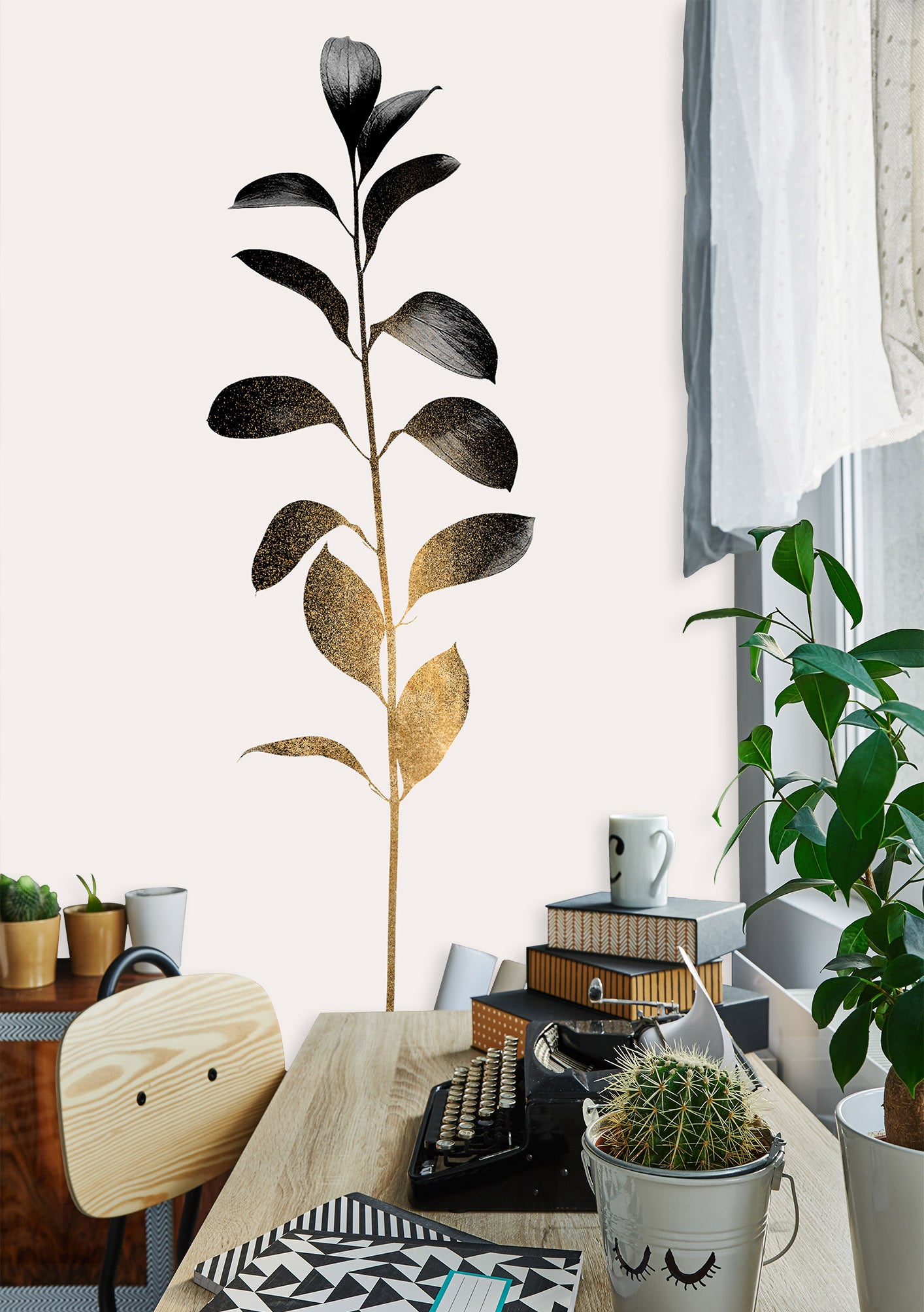 3D Cute Leaves 1484 Boris Draschoff Wall Mural Wall Murals