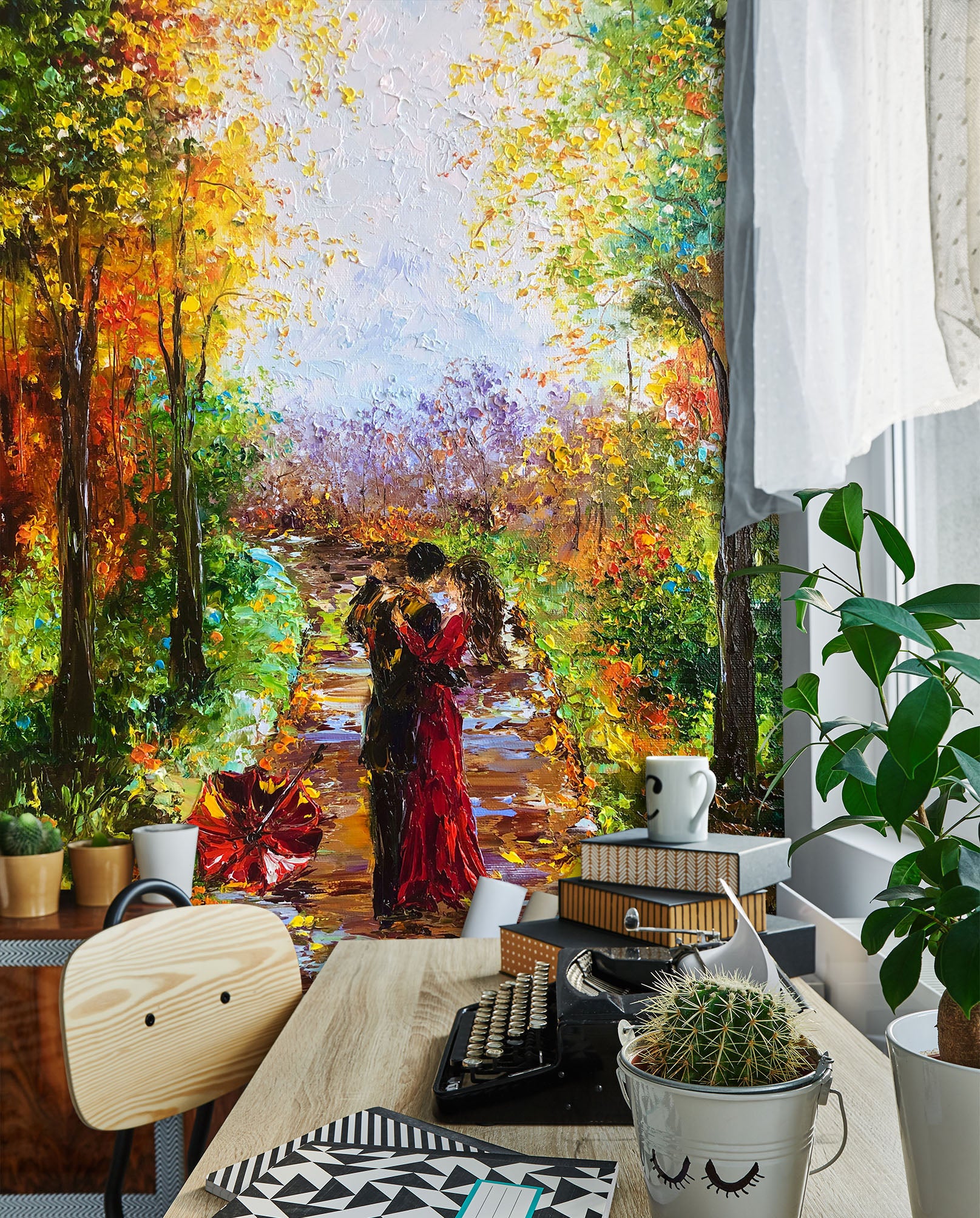 3D Oil Painting Couple 295 Skromova Marina Wall Mural Wall Murals