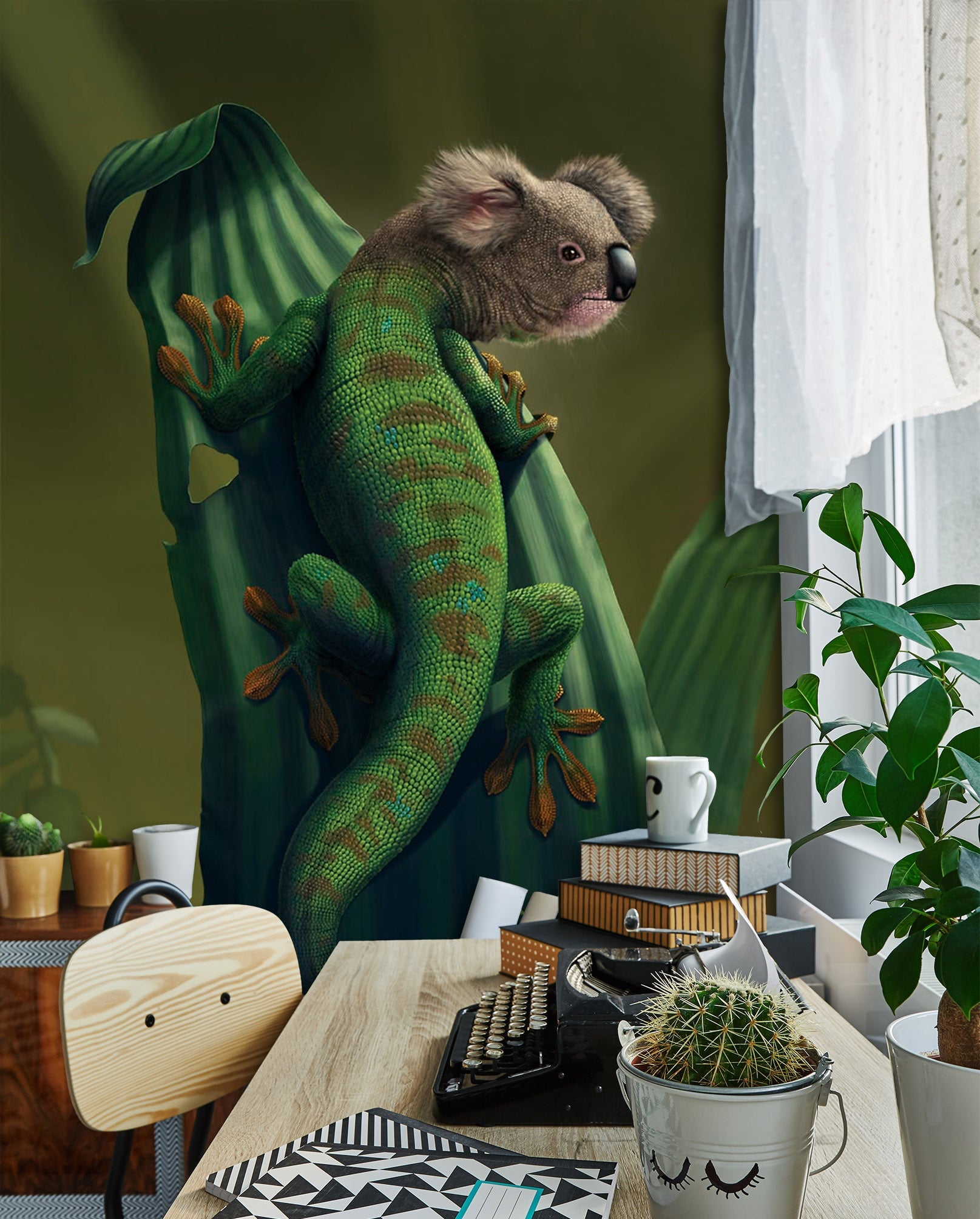 3D Gekoala 1514 Wall Murals Exclusive Designer Vincent Wallpaper AJ Wallpaper 