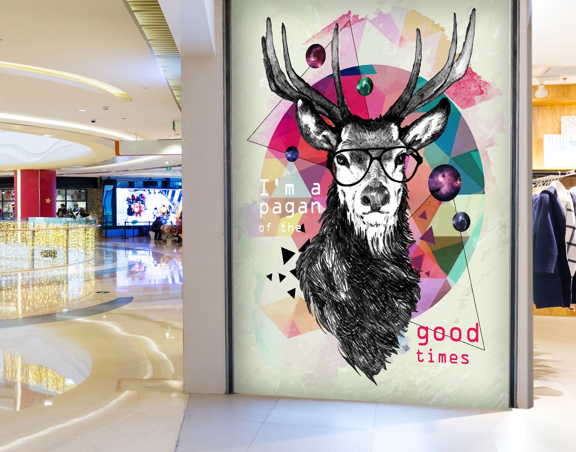 3D Goat Glasses 149 Wall Murals Wallpaper AJ Wallpaper 