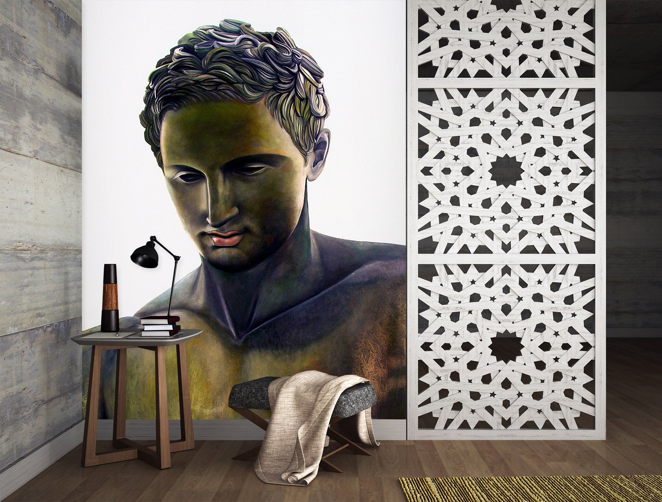 3D Character Sculpture 14 Matthew Holden Bates Wall Mural Wall Murals