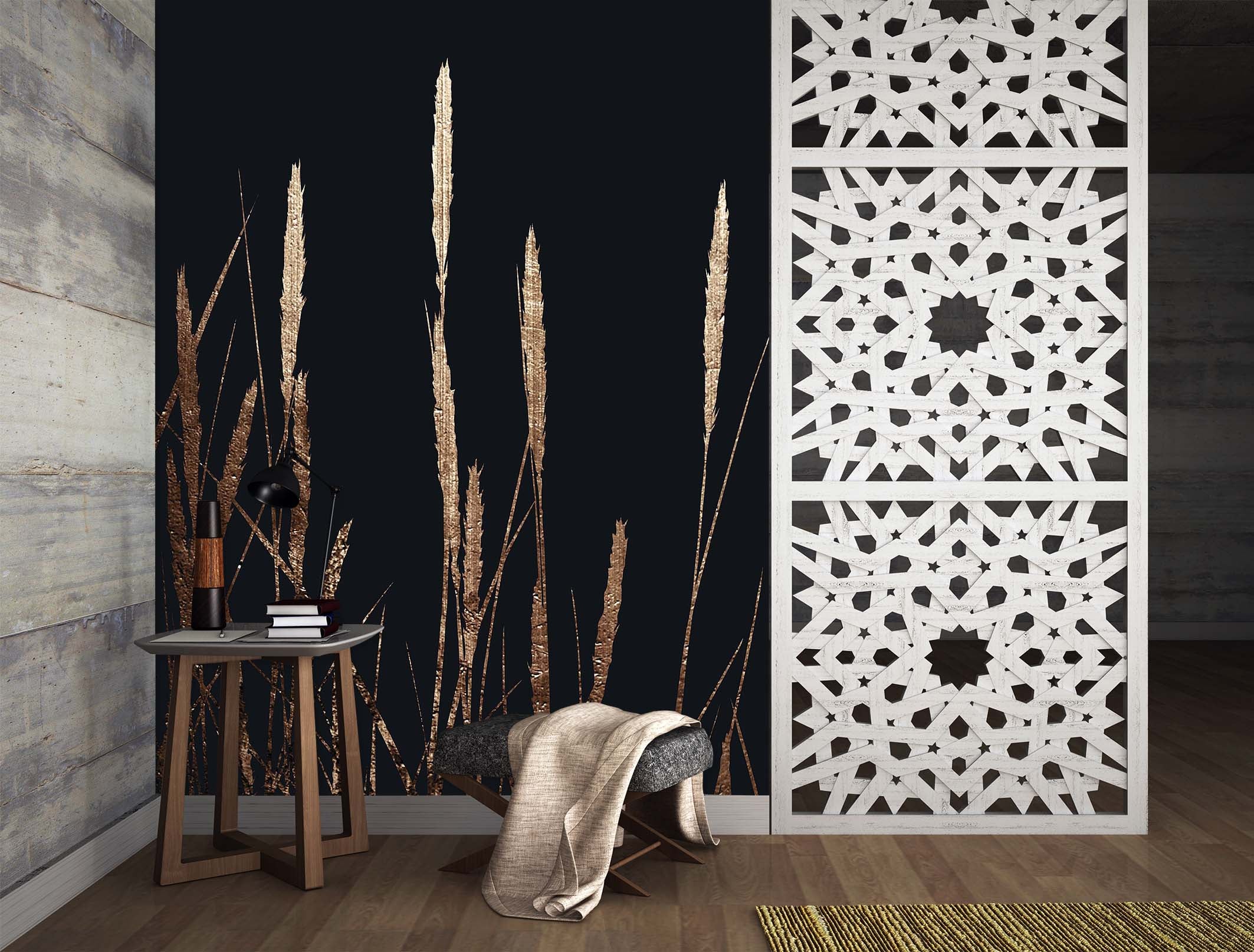 3D Golden Fields 1404 Boris Draschoff Wall Mural Wall Murals