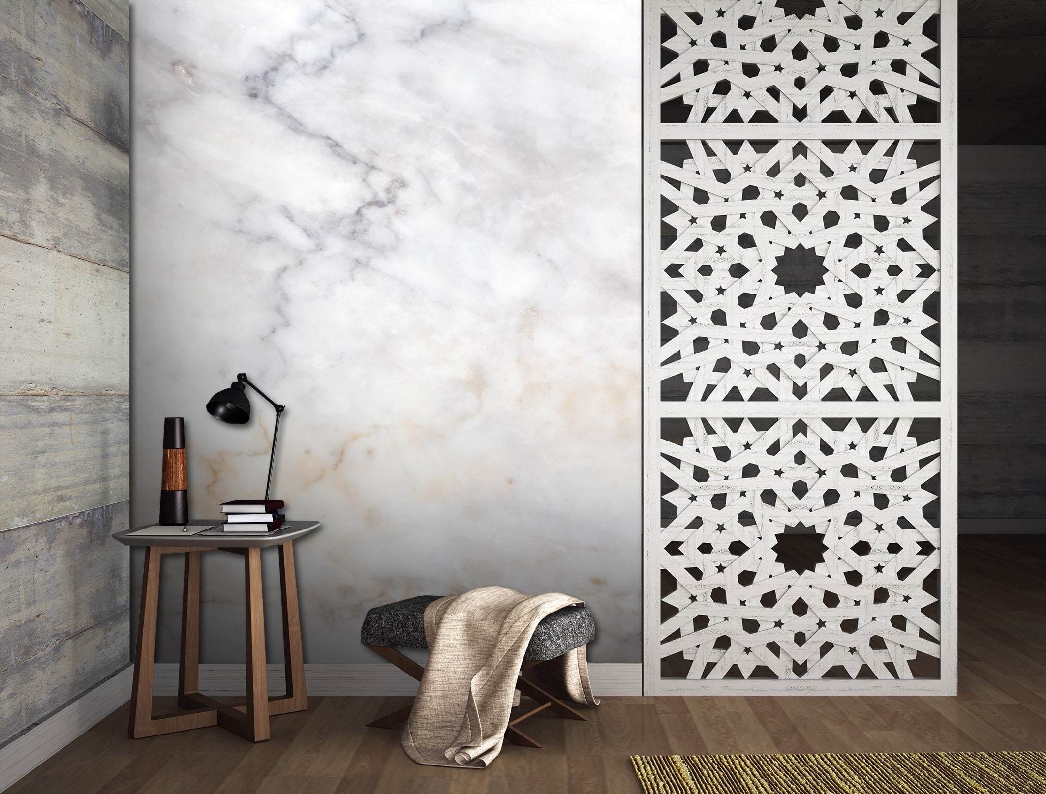 3D Wavy Texture Marble 51 Wall Murals