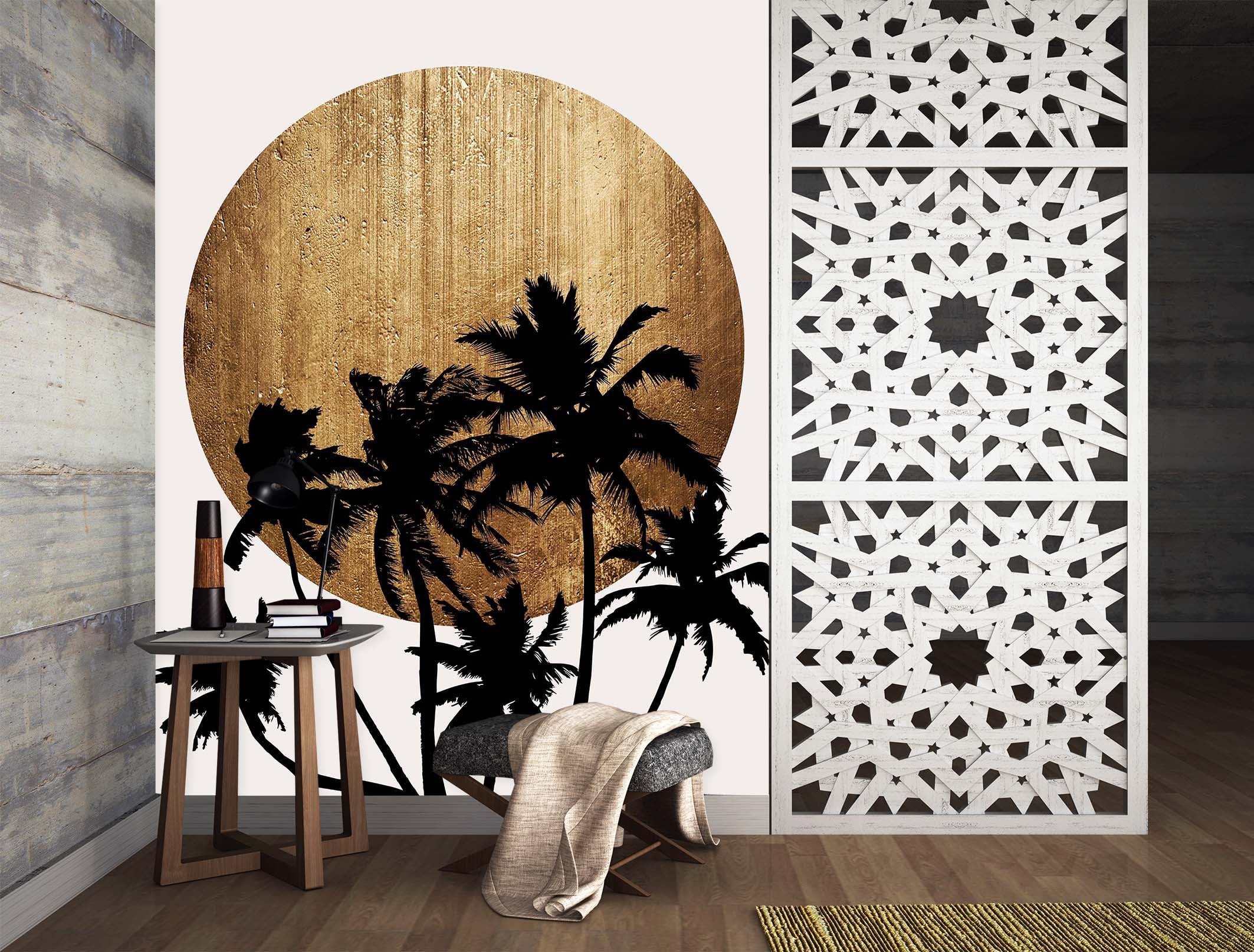 3D Moon Coconut 1482 Boris Draschoff Wall Mural Wall Murals