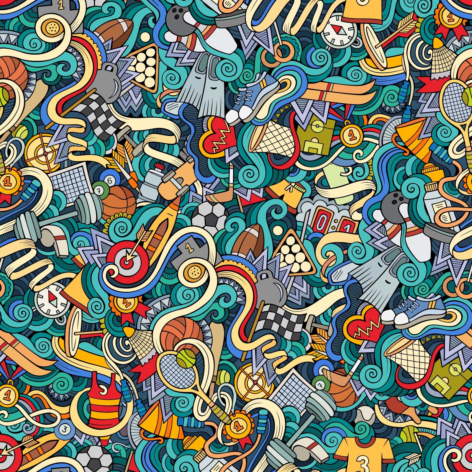 3D Color Pattern 277 Wall Murals