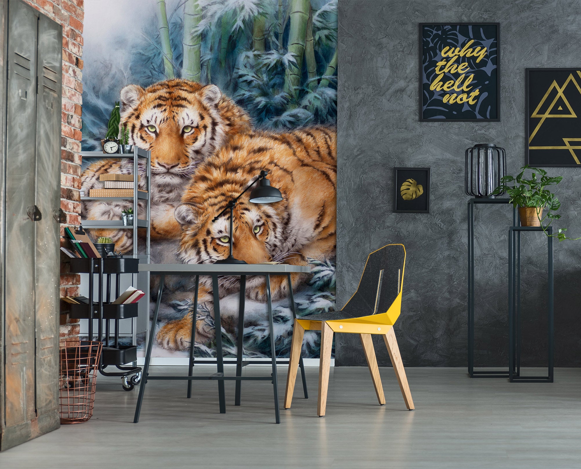 3D Forest Tiger 5506 Kayomi Harai Wall Mural Wall Murals