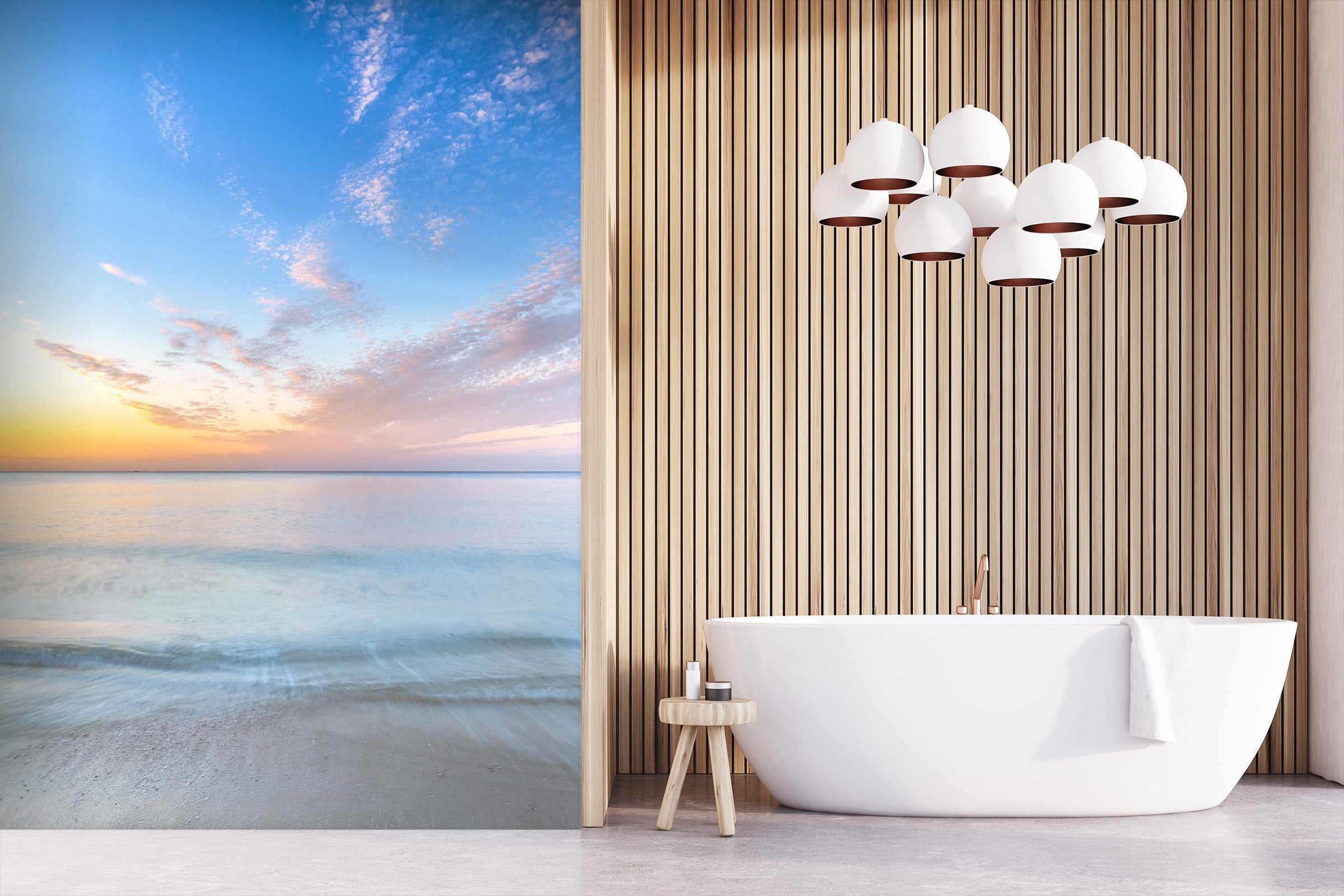 3D Sunset Sea 107 Assaf Frank Wall Mural Wall Murals