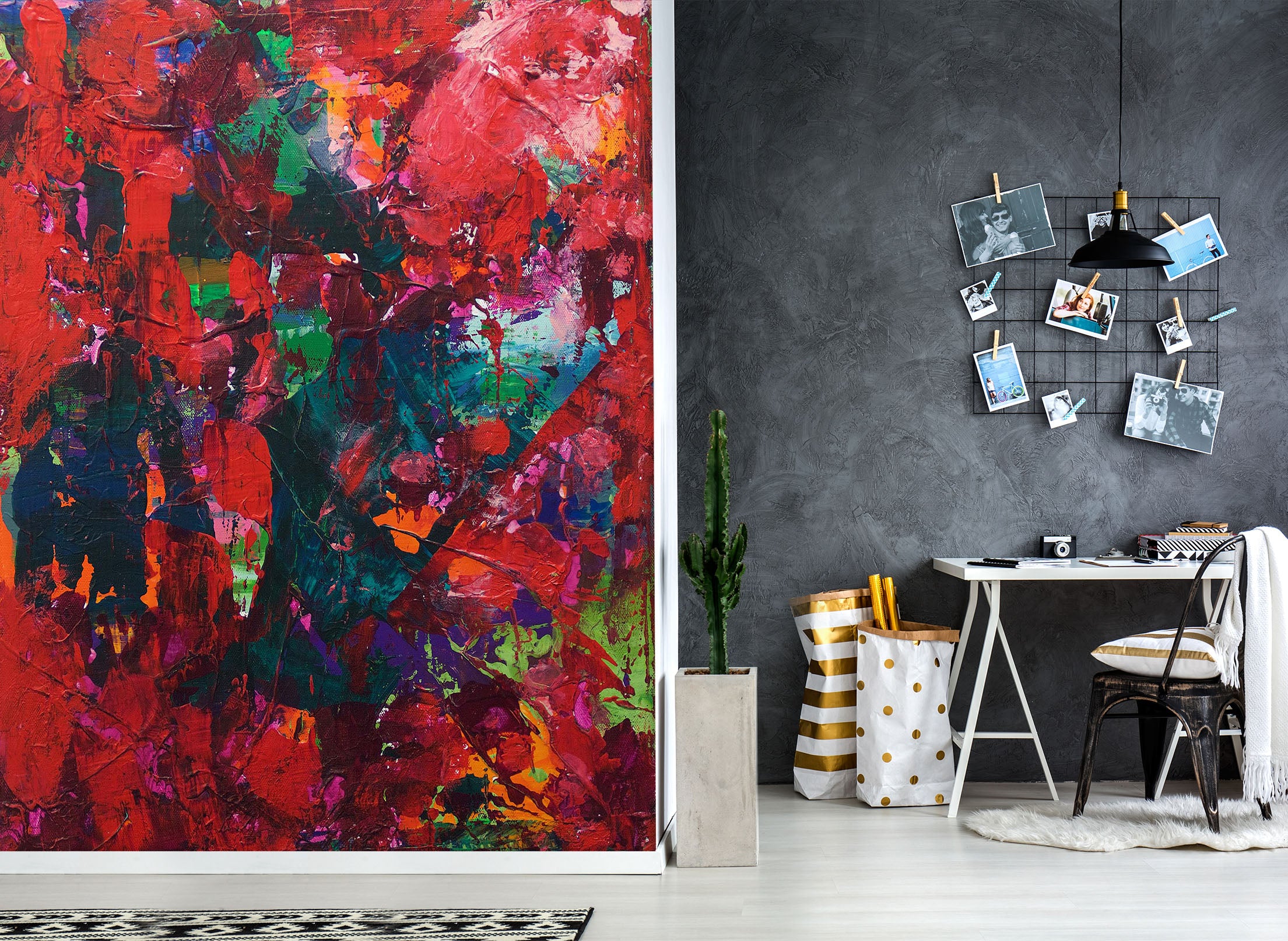 3D Red Maple 274 Allan P. Friedlander Wall Mural Wall Murals