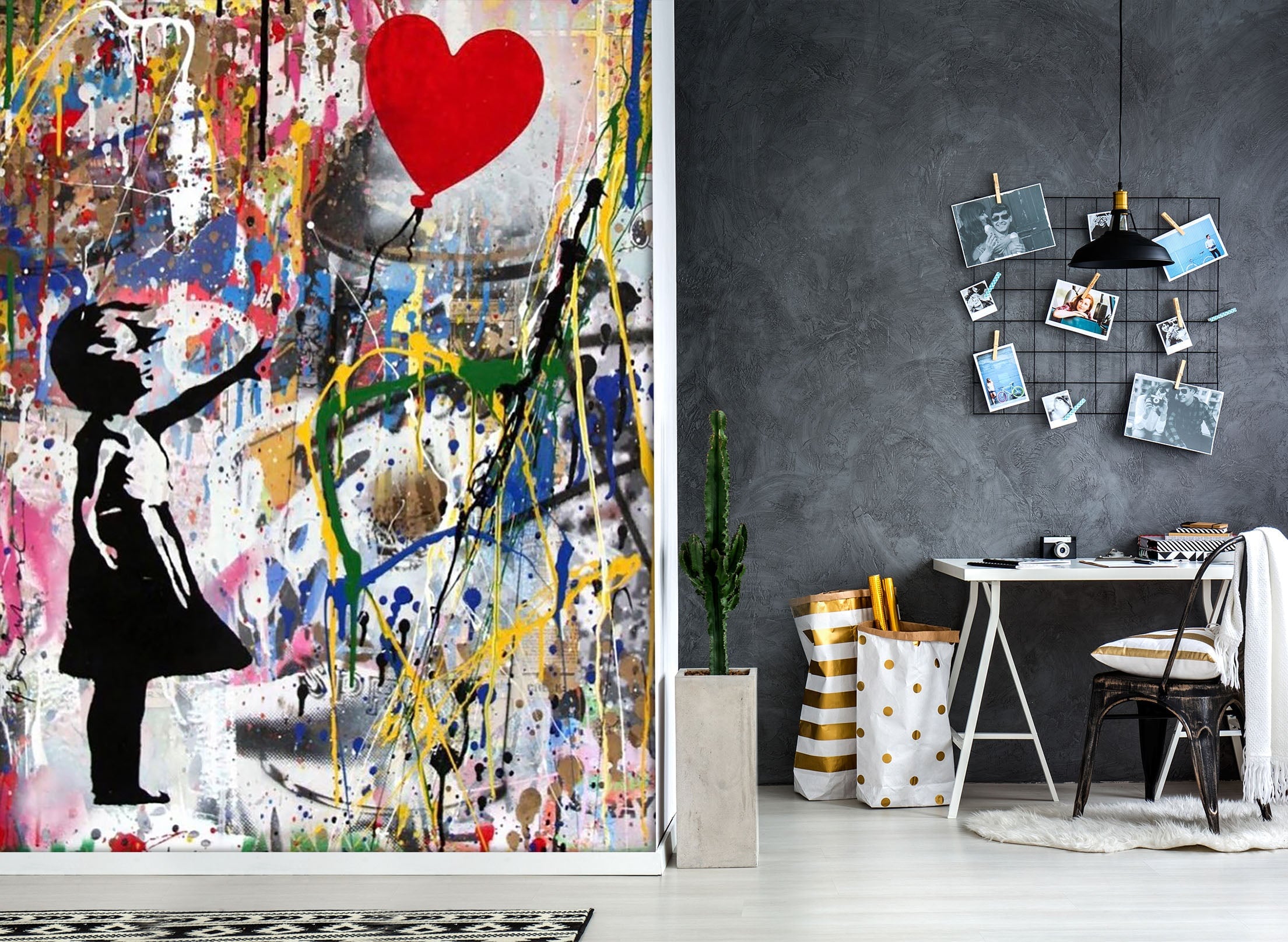 3D Love Balloon 101 Wall Murals Wallpaper AJ Wallpaper 