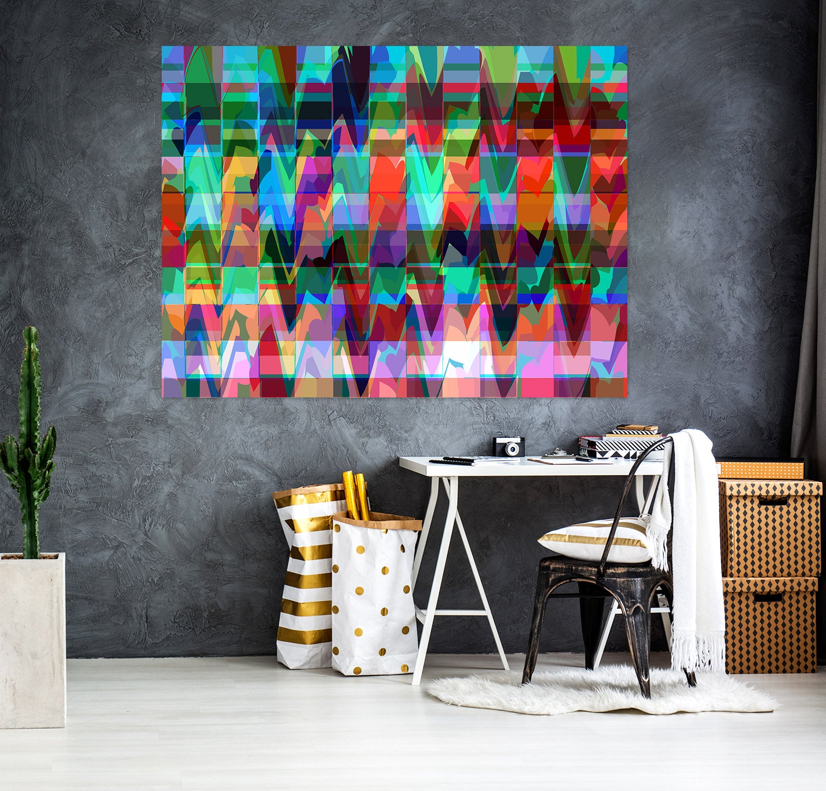 3D Color Waves 71117 Shandra Smith Wall Sticker