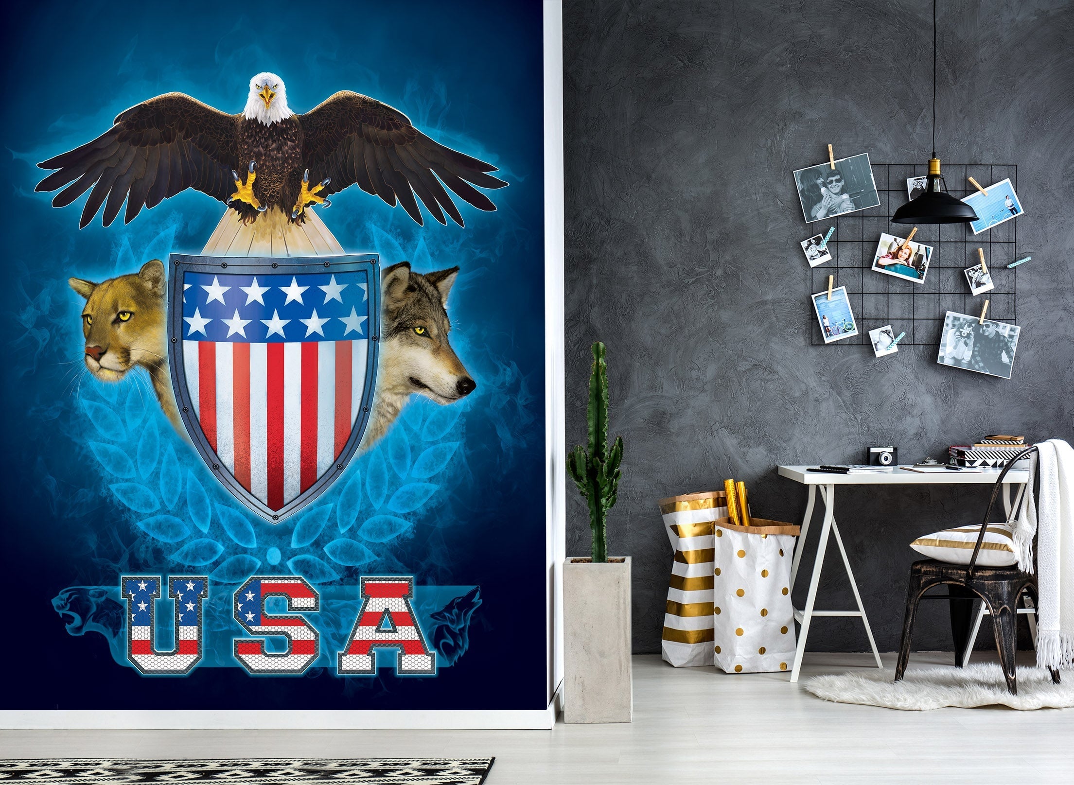 3D USA Trinity 1567 Wall Murals Exclusive Designer Vincent Wallpaper AJ Wallpaper 