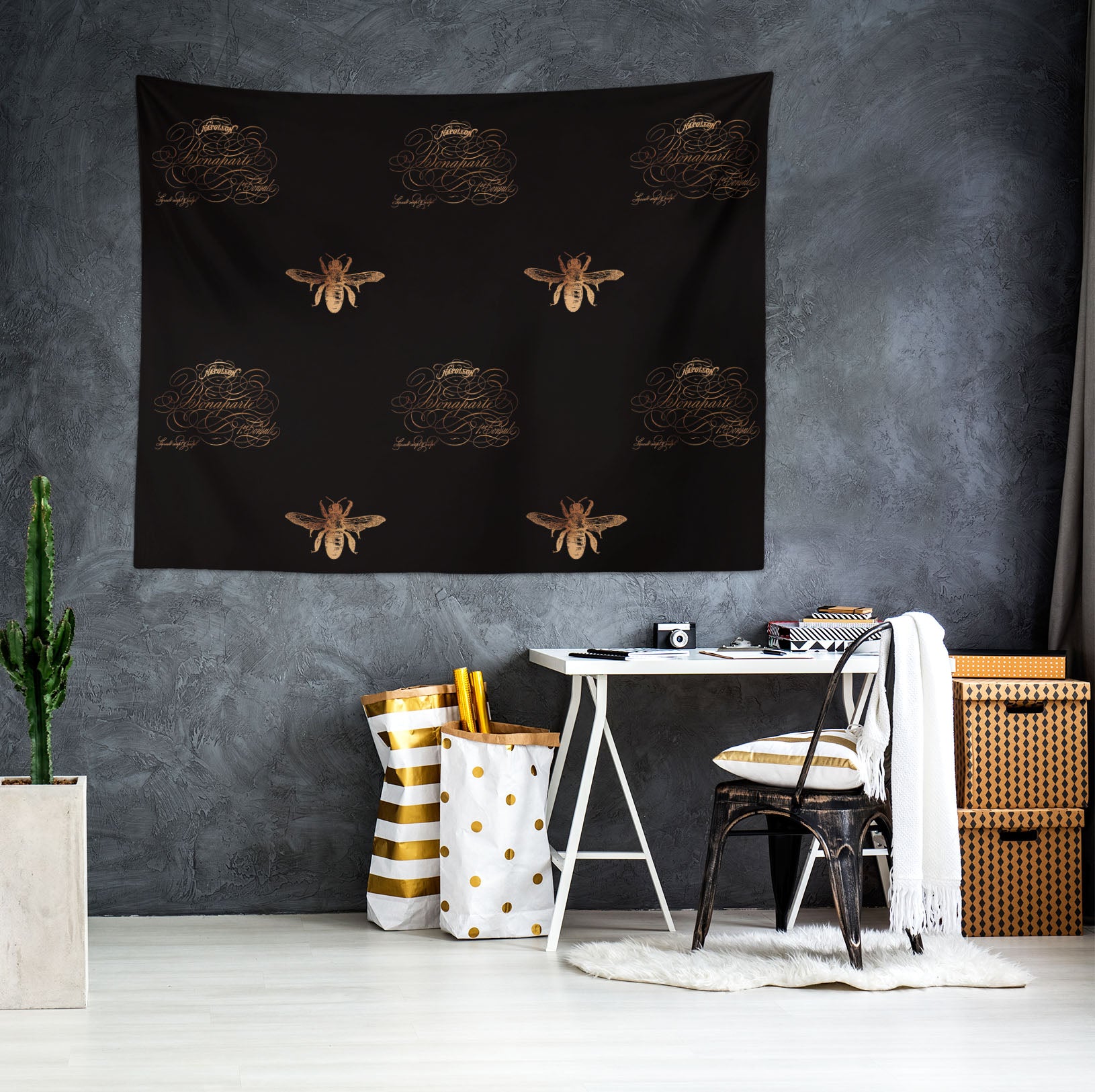 3D Brown Insect 5360 Uta Naumann Tapestry Hanging Cloth Hang