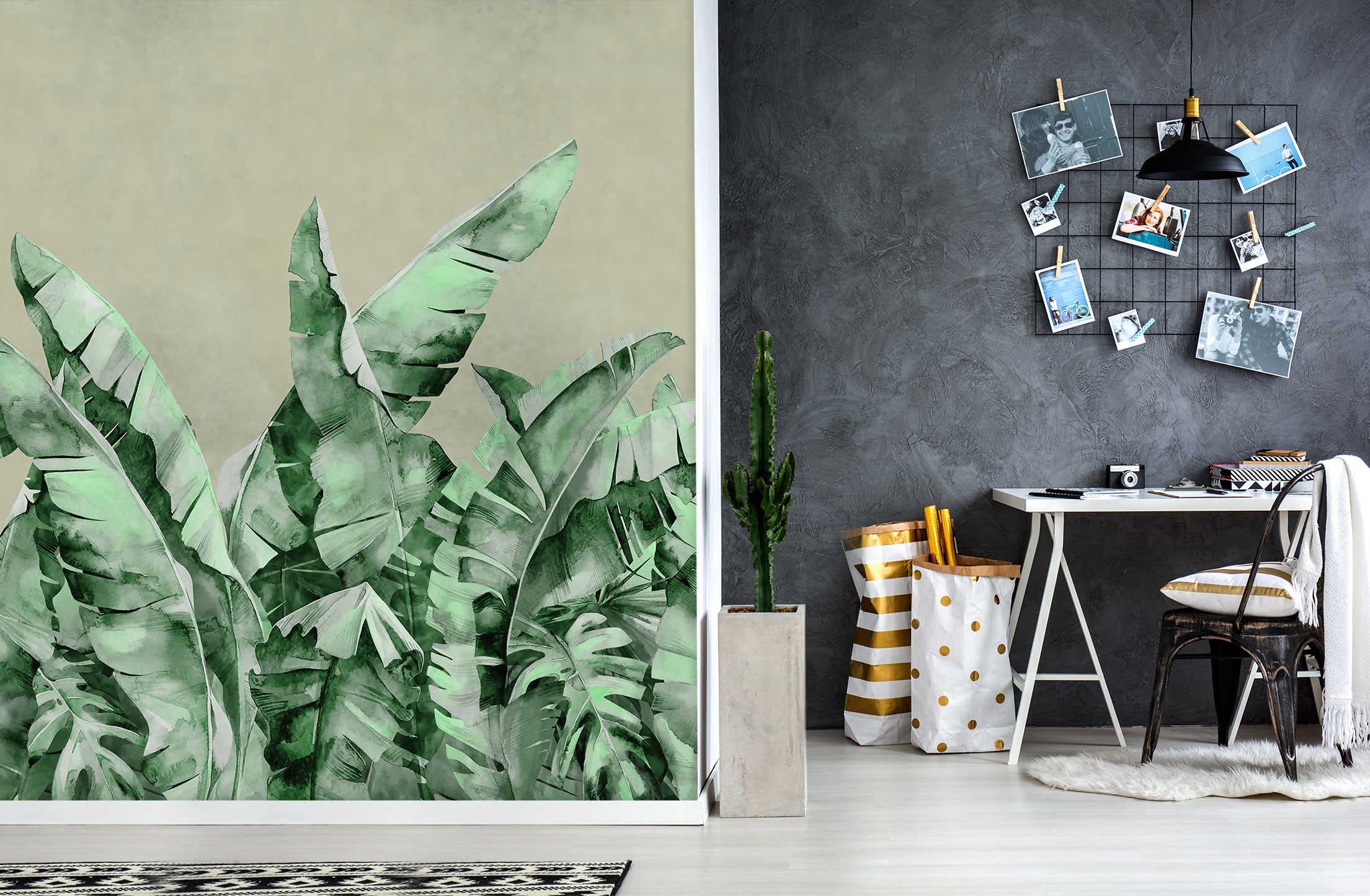 3D Big Leaf 1553 Wall Murals