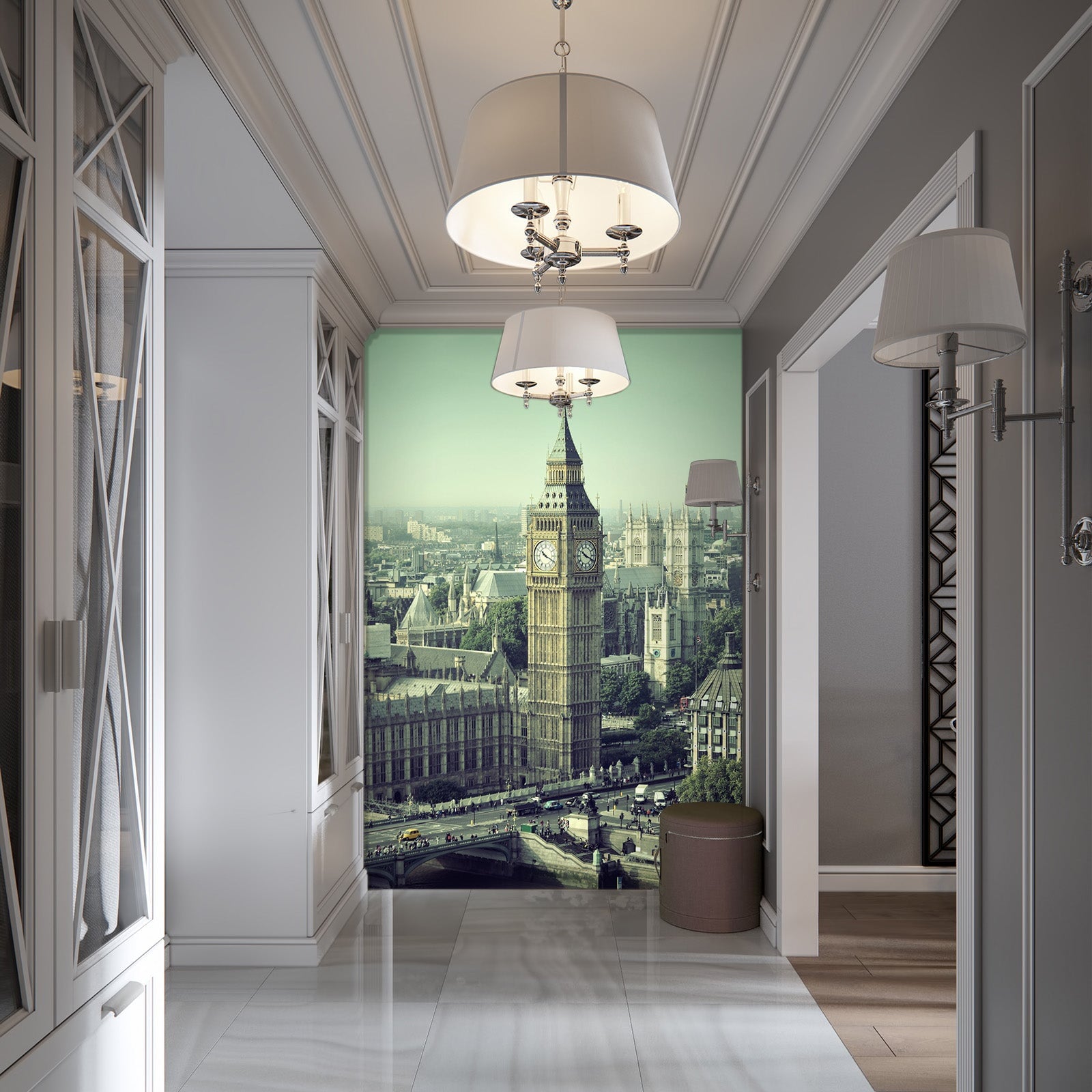 3D New York Clock Tower 106 Wall Murals Wallpaper AJ Wallpaper 