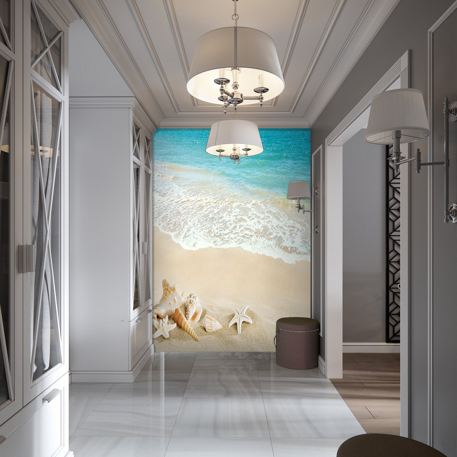 3D Beach Shell 103 Wall Murals Wallpaper AJ Wallpaper 