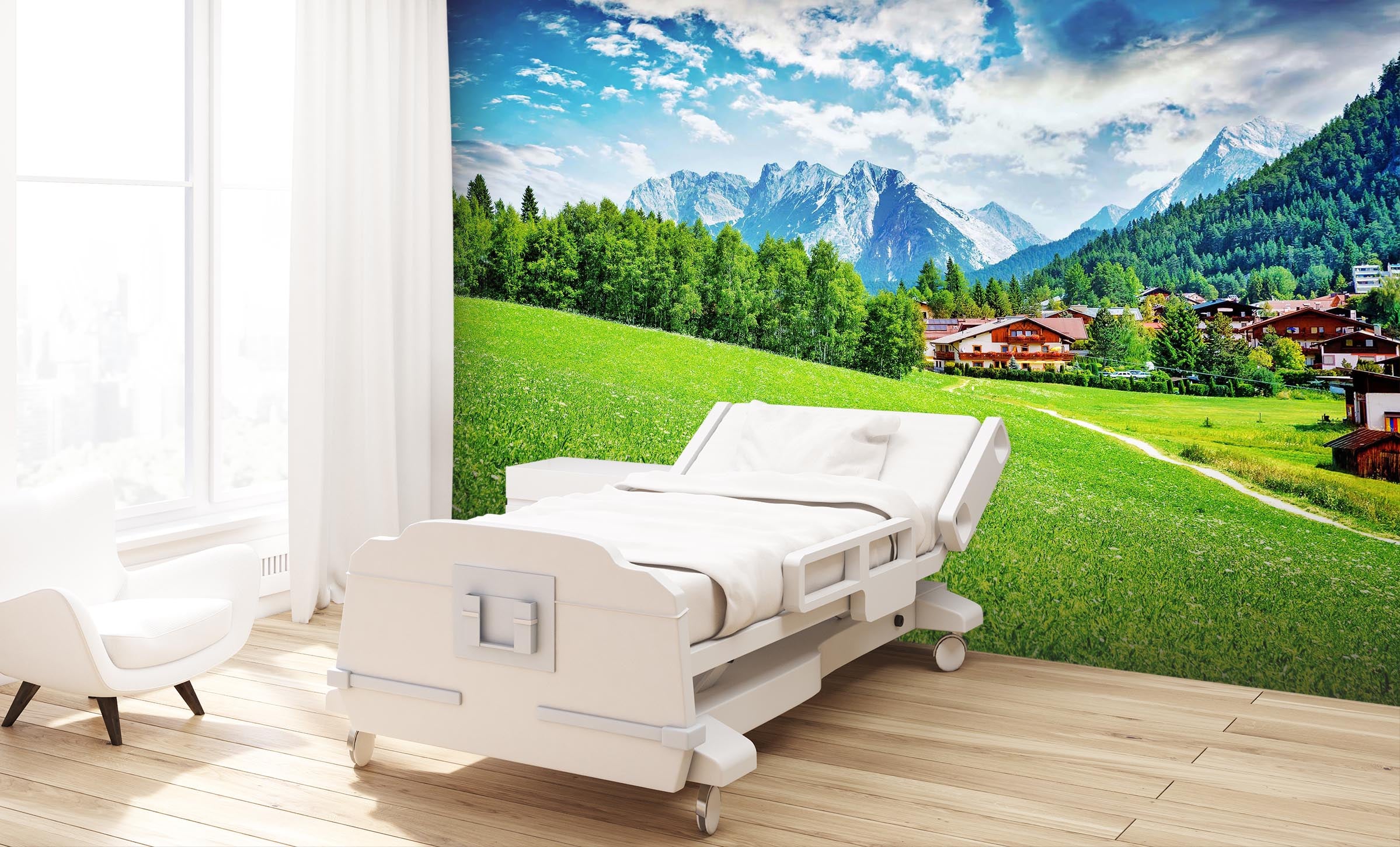 3D Rural Nature 235 Wall Murals
