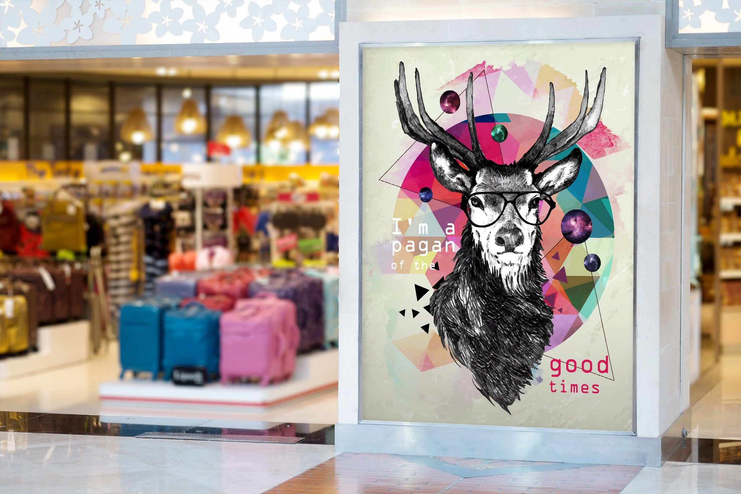 3D Goat Glasses 149 Wall Murals Wallpaper AJ Wallpaper 