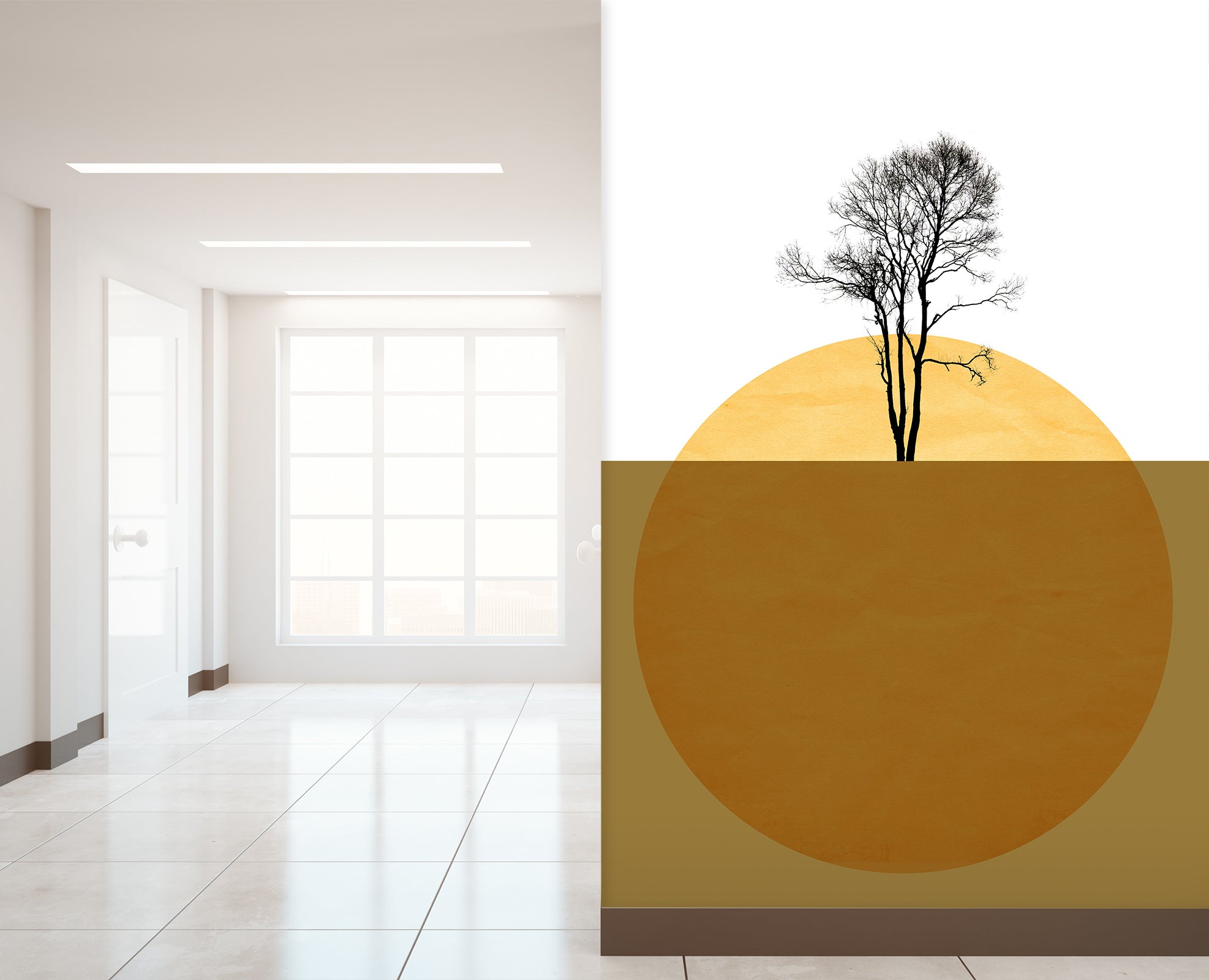 3D Golden Sea 1405 Boris Draschoff Wall Mural Wall Murals