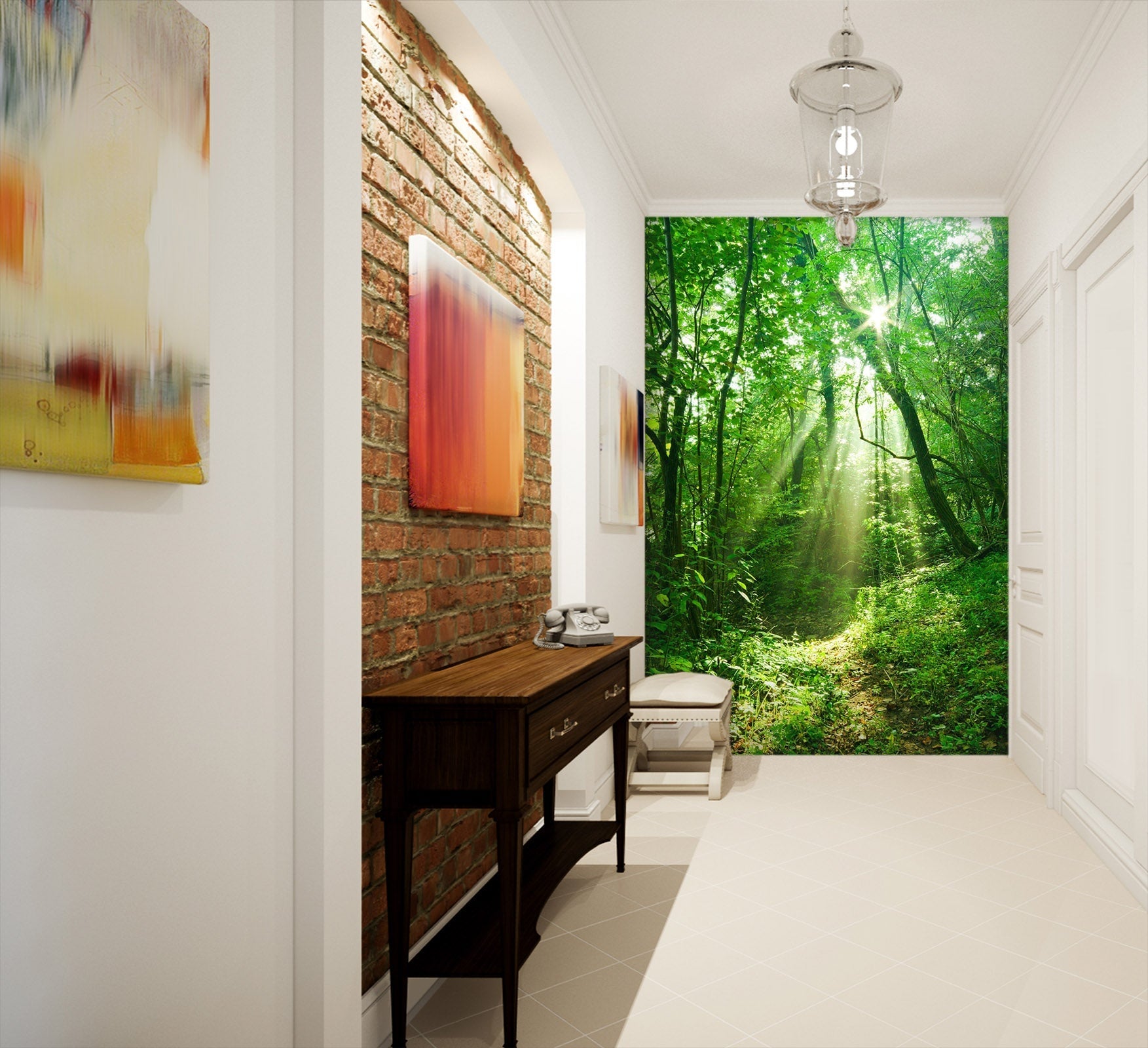 3D Woods Forest 112 Wall Murals Wallpaper AJ Wallpaper 