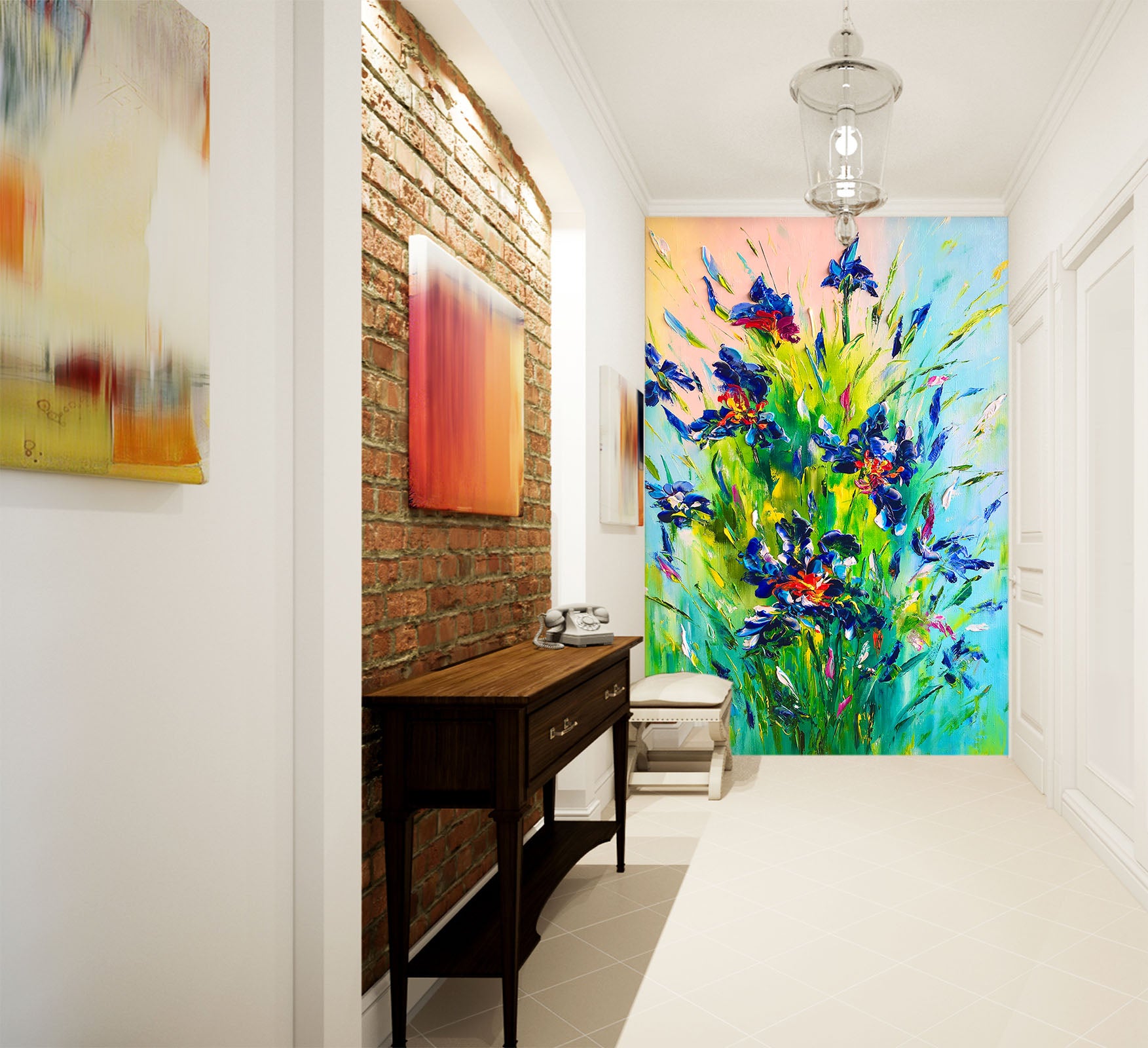 3D Orchid Petals 296 Skromova Marina Wall Mural Wall Murals